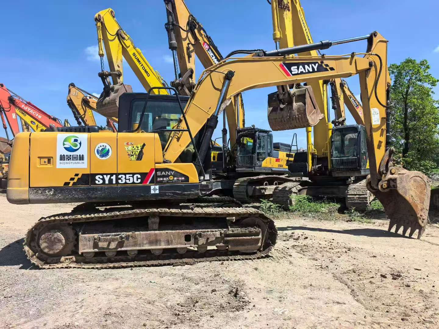 Buy Sany SY135 Used Excavator / 6