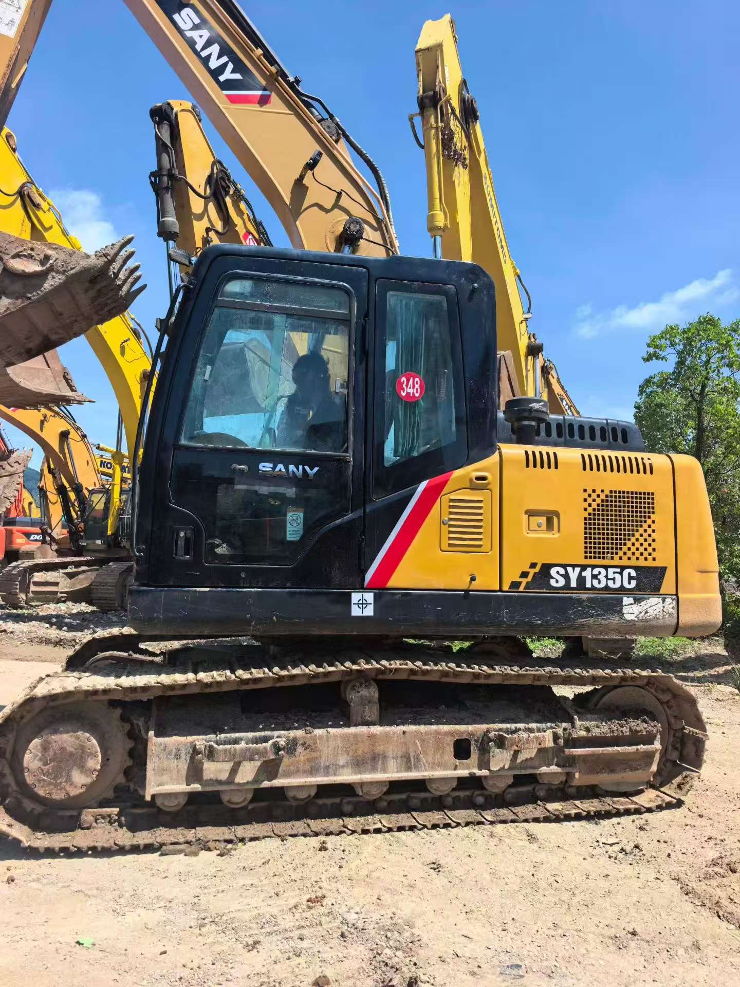 Buy Sany SY135 Used Excavator / 3