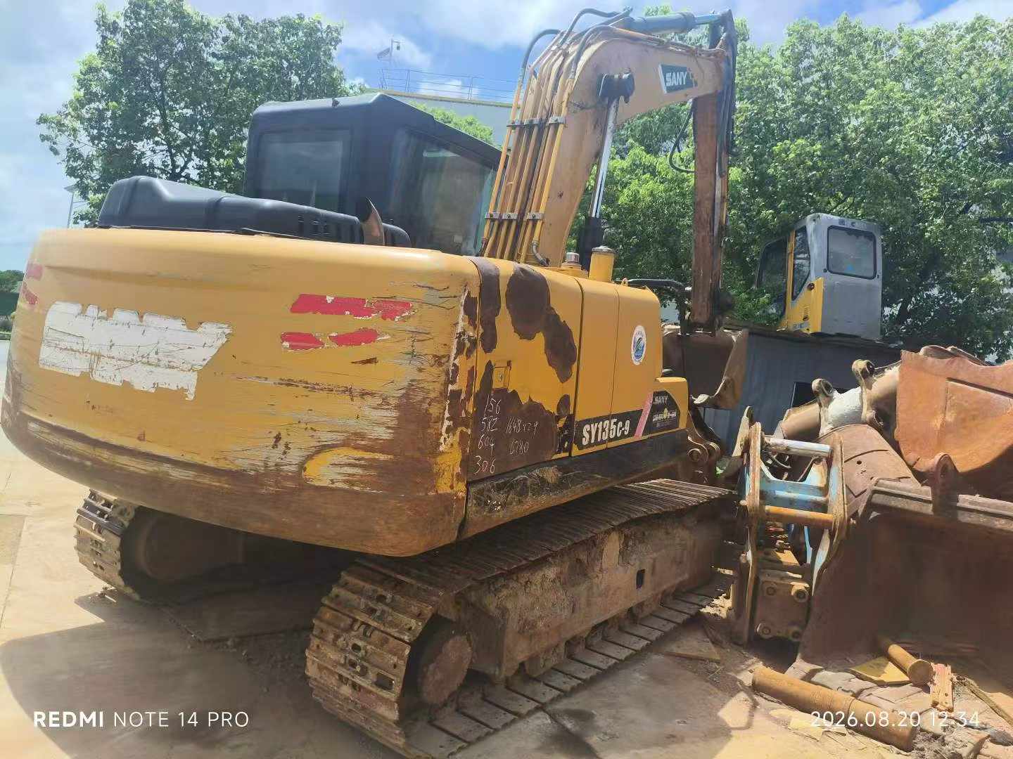 Buy Sany SY135 Used Excavator / 2