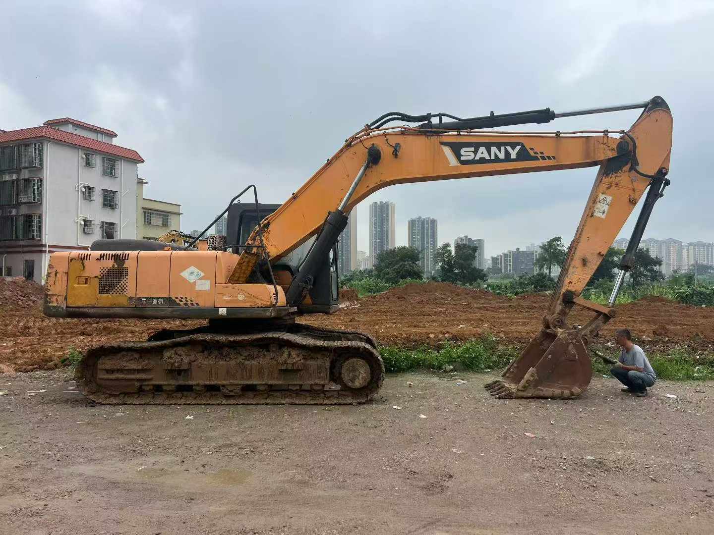 Buy Sany SY195C-9 Used Excavator / 4