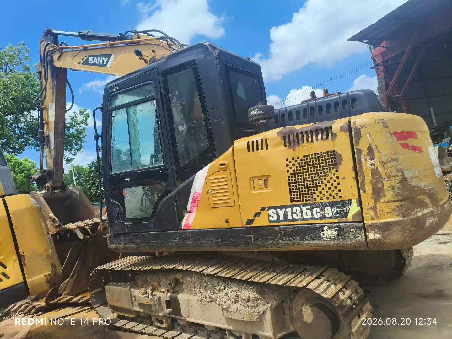 Buy Sany SY135 Used Excavator / 4