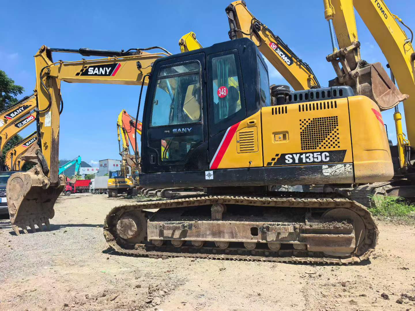 Buy Sany SY135 Used Excavator / 5