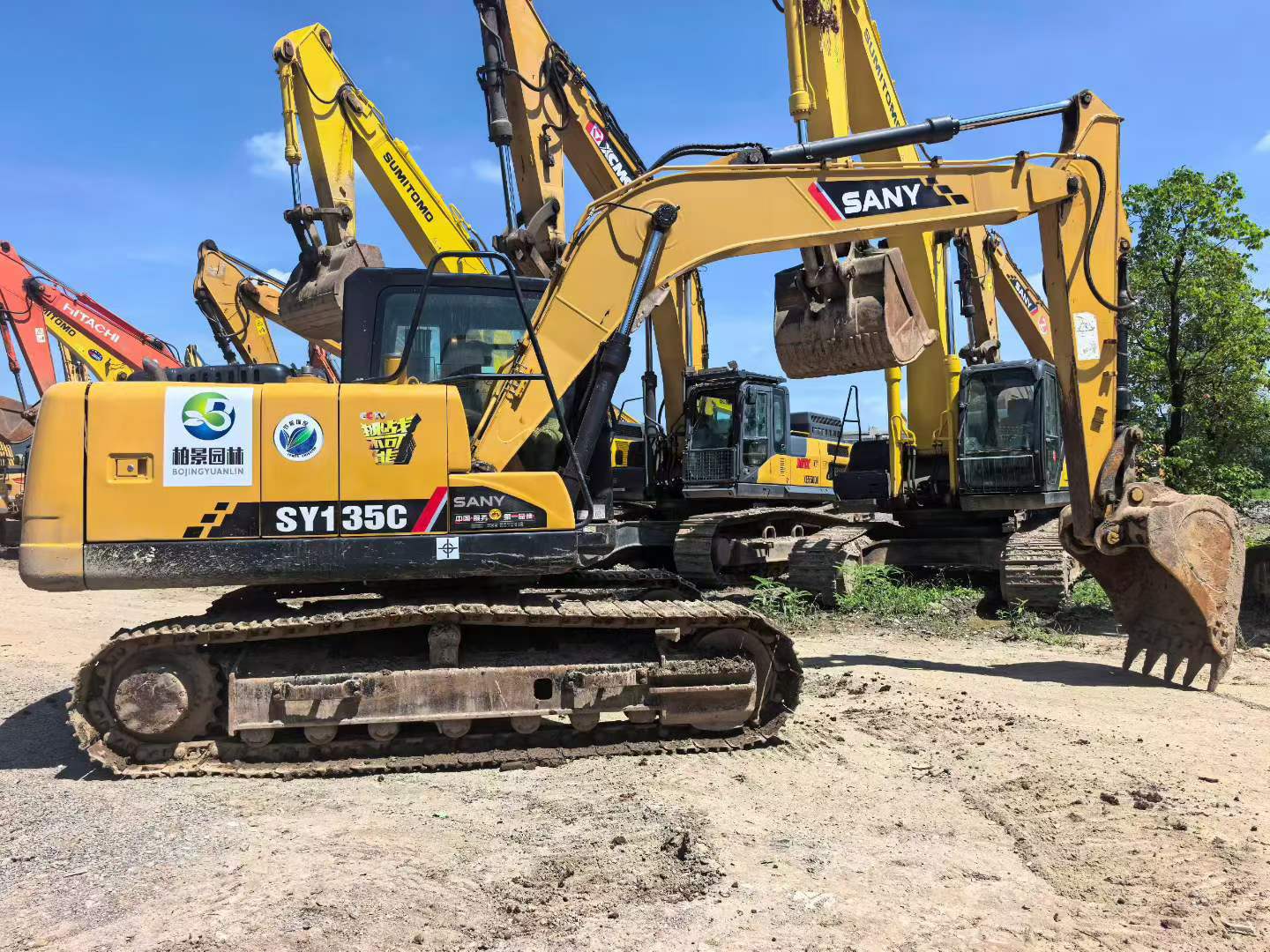 Buy Sany SY135 Used Excavator / 6