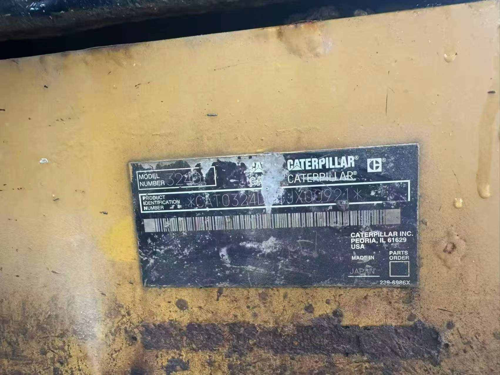 Buy Caterpillar 324D Used Excavator / 2