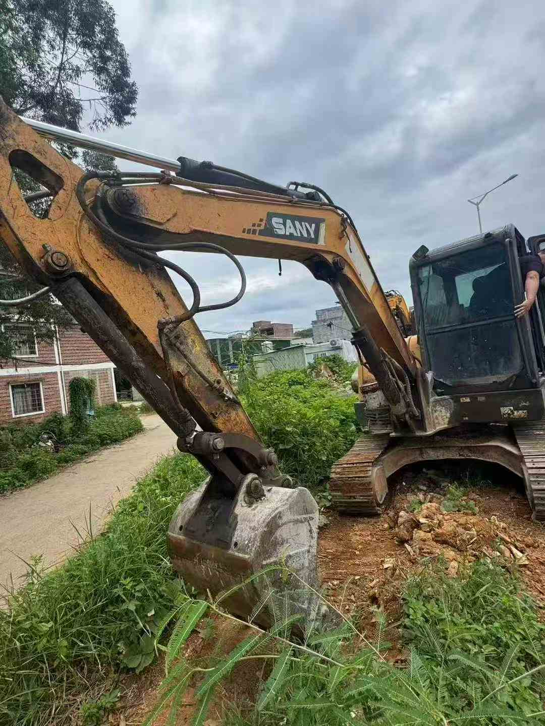 Buy Sany SY55 Used Excavator / 9