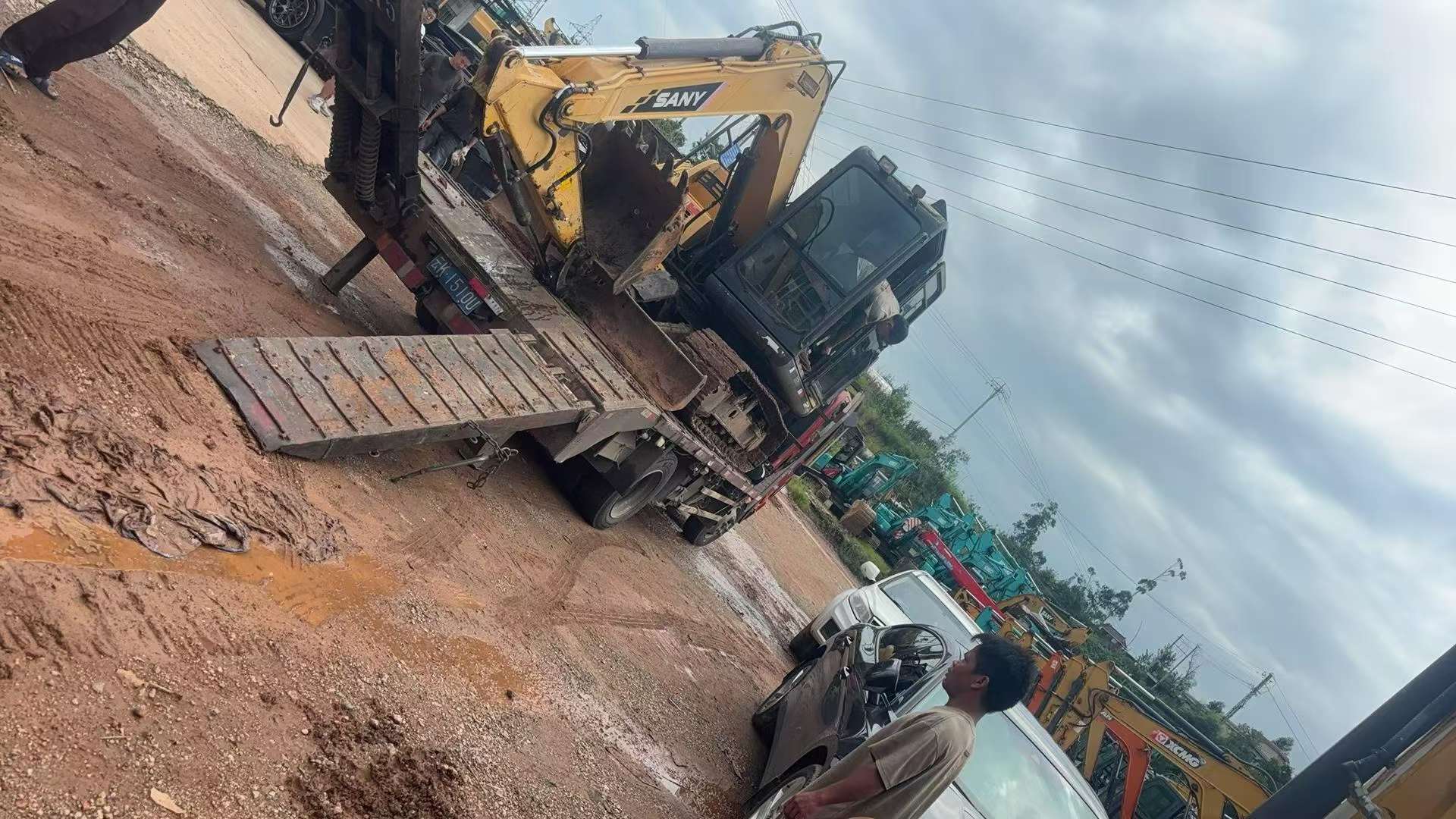 Buy Sany SY75 Used Excavator / 3
