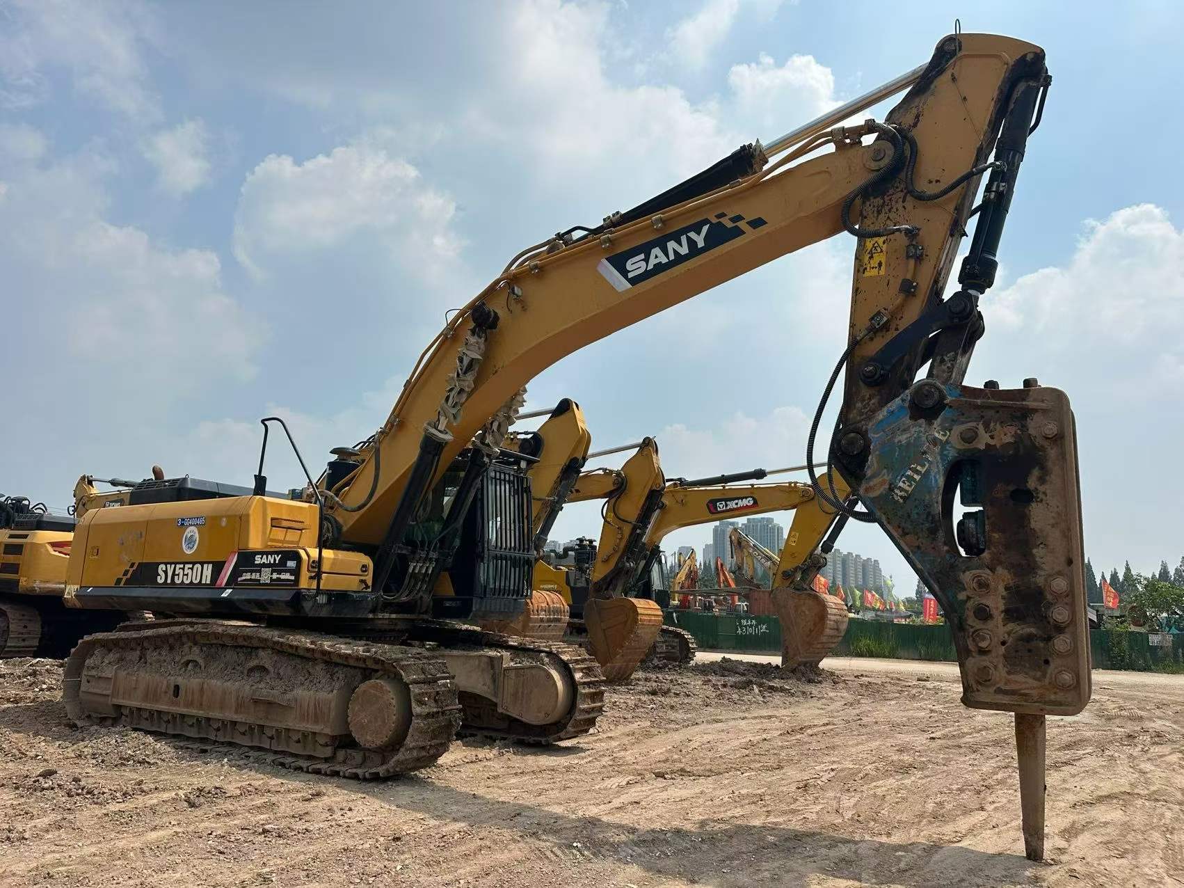 Buy Sany SY550H Used Excavator / 3