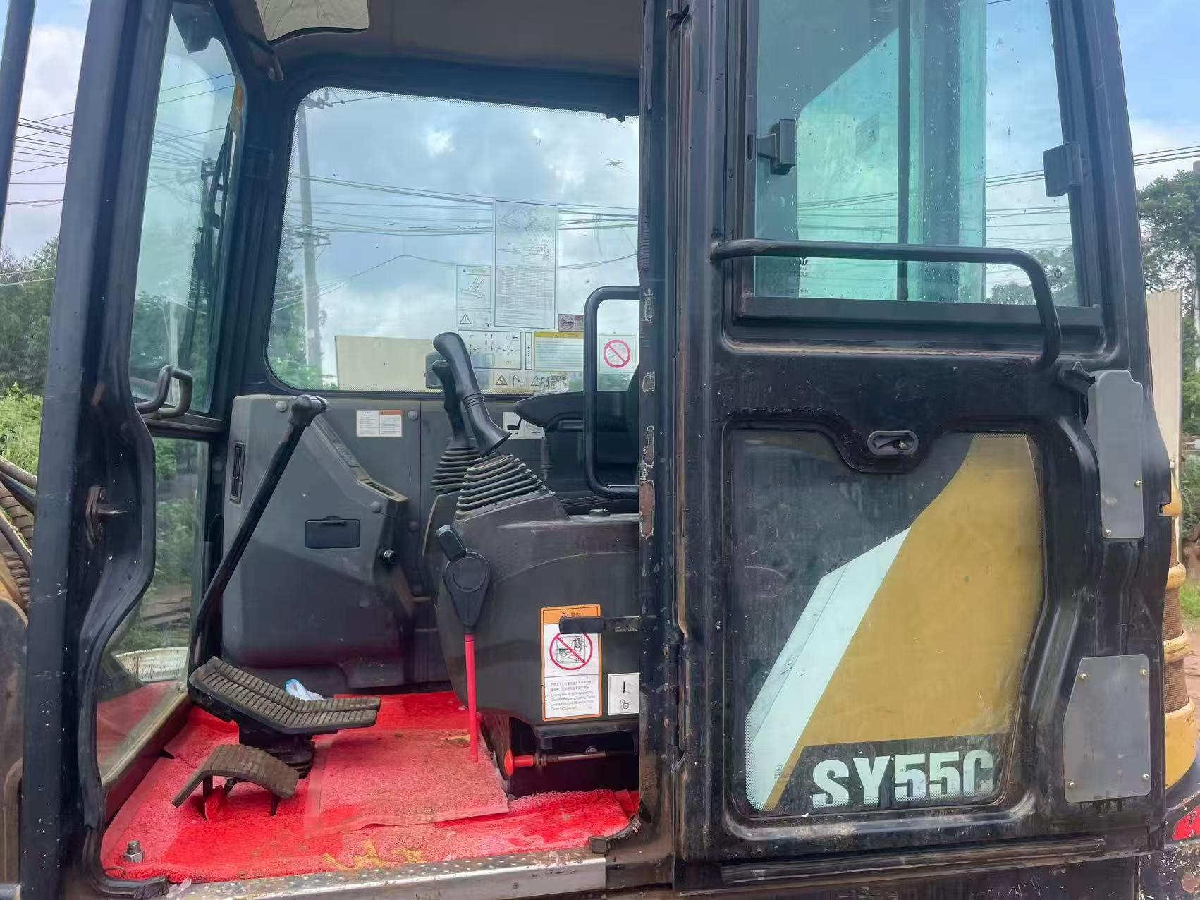 Buy Sany SY55 Used Excavator / 8