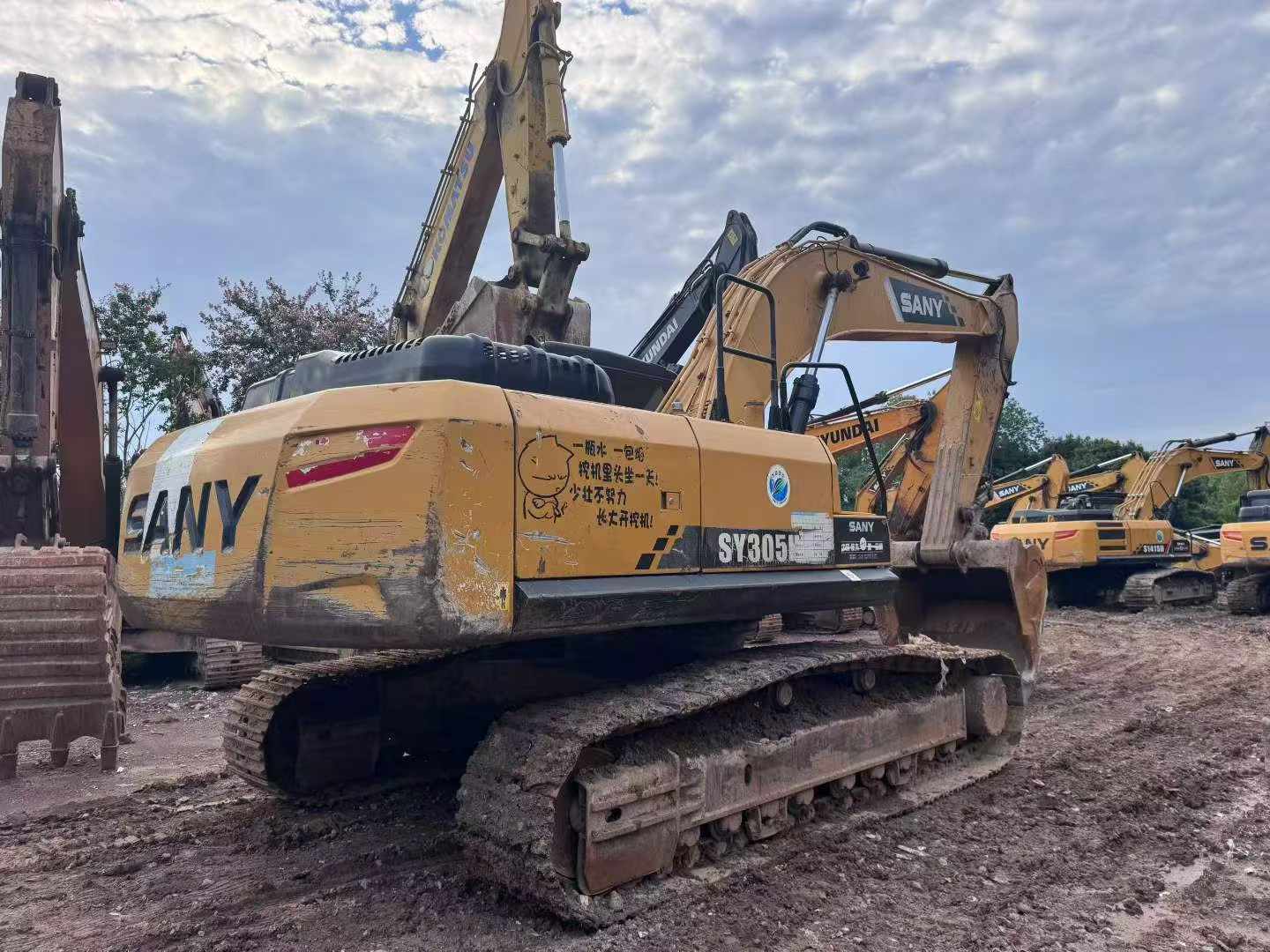 Buy Sany SY245H Used Excavator / 4