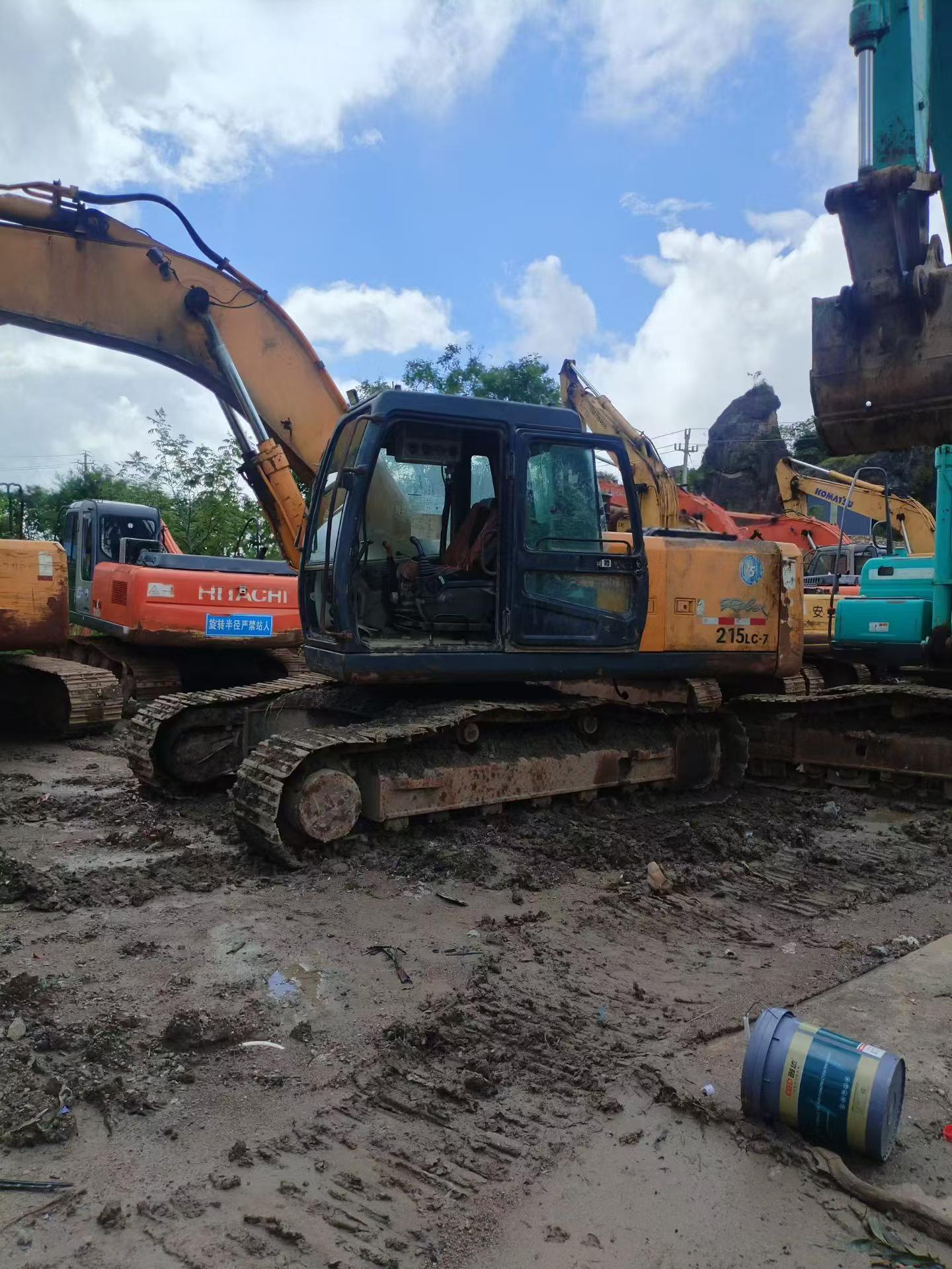Buy Hyundai R215-7 Used Excavator / 9