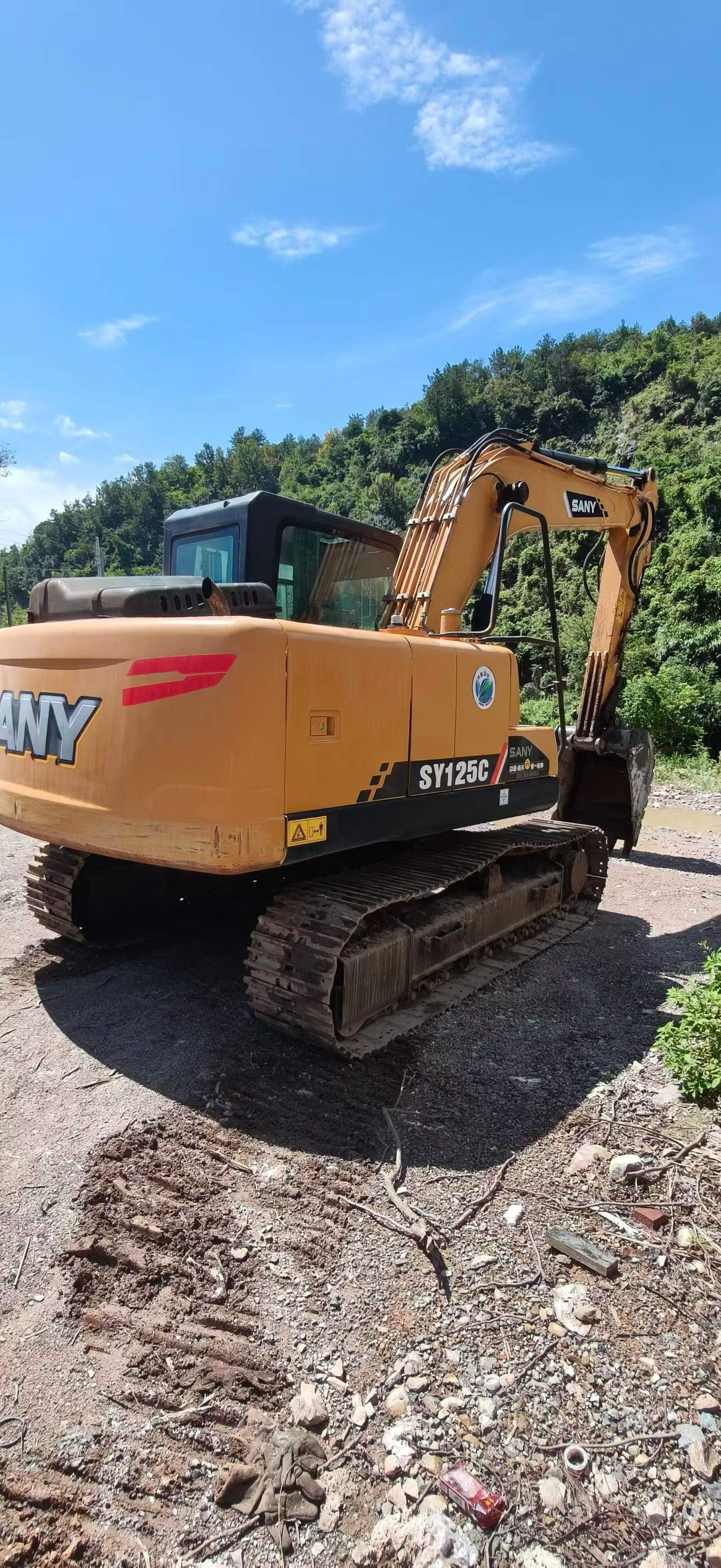 Buy Sany SY125C Used Excavator / 8