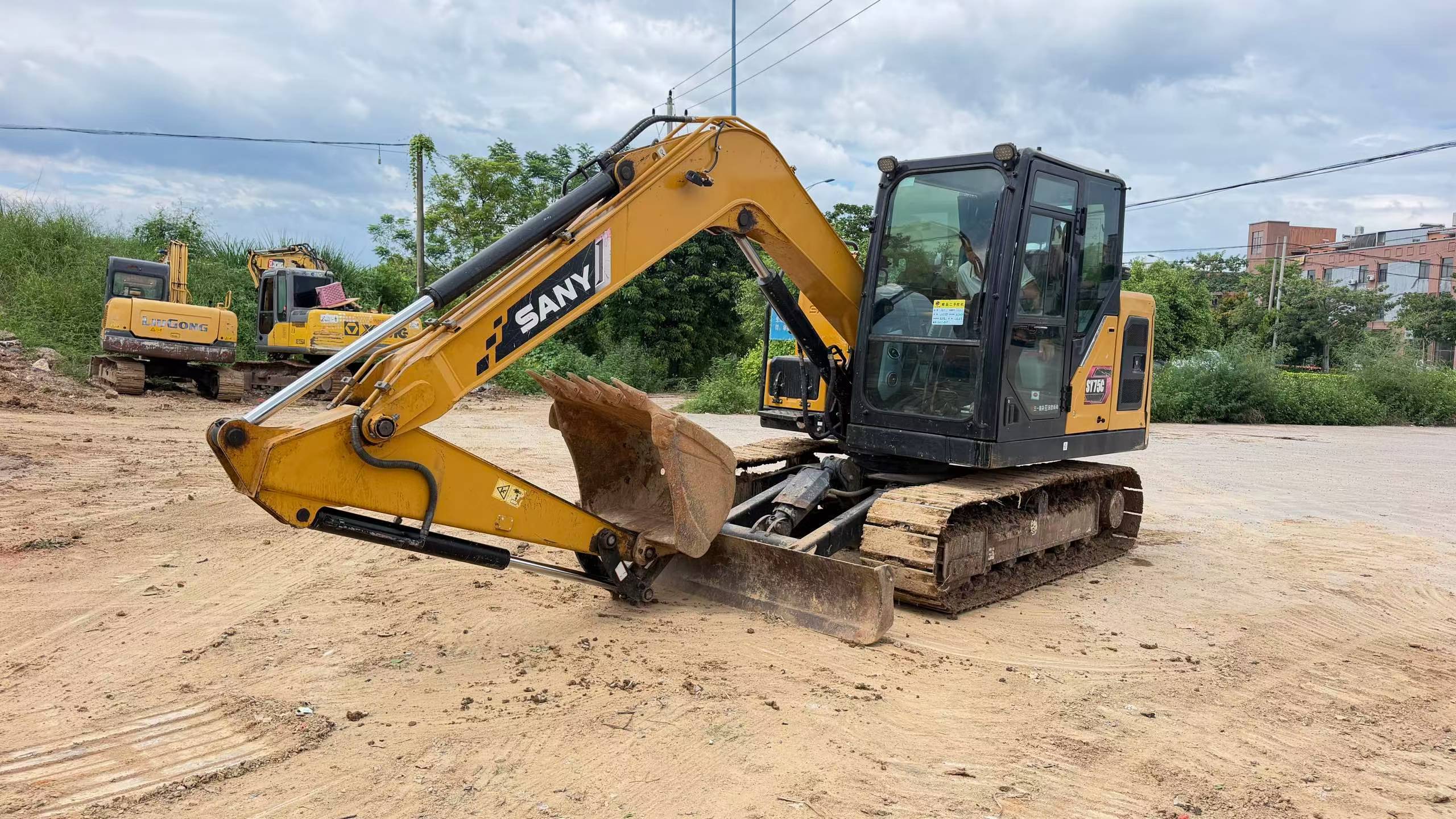 Buy Sany SY75C Used Excavator / 6