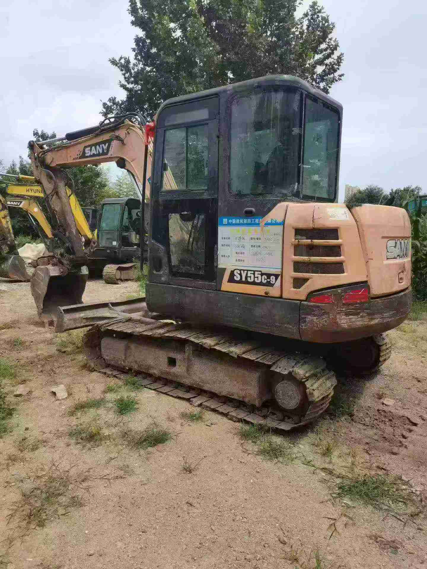 Buy Sany SY55 Used Excavator / 3