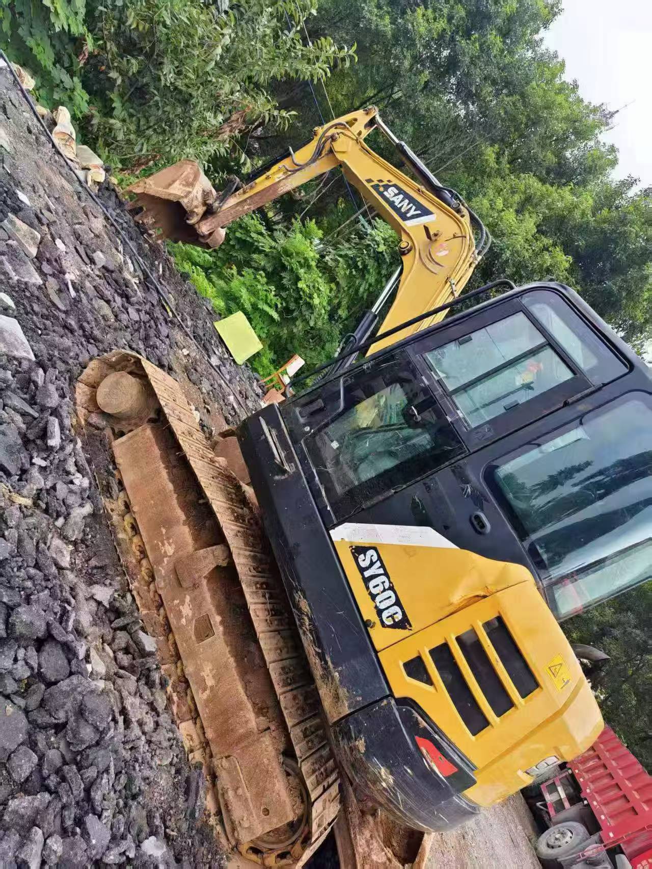 Buy Sany SY60 Used Excavator / 3
