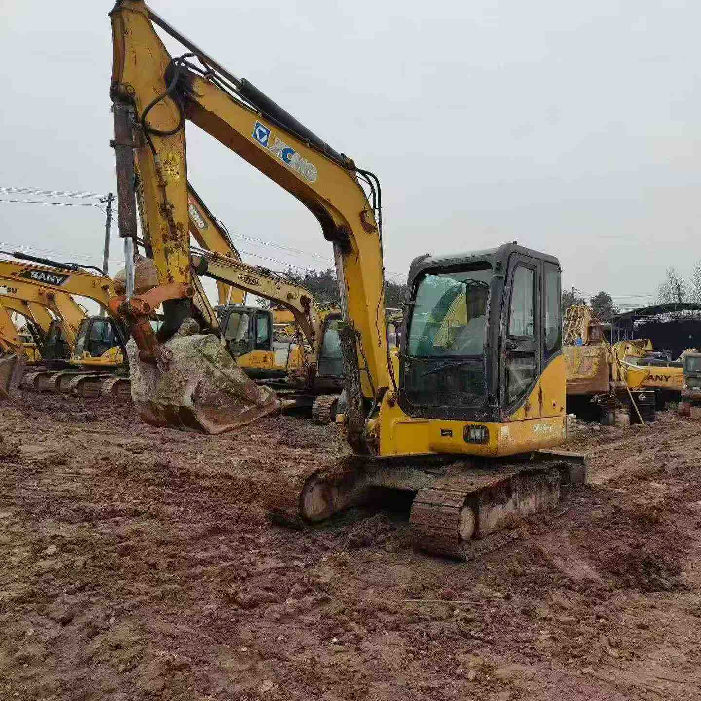 Buy XCMG XE60 Used Excavator / 9