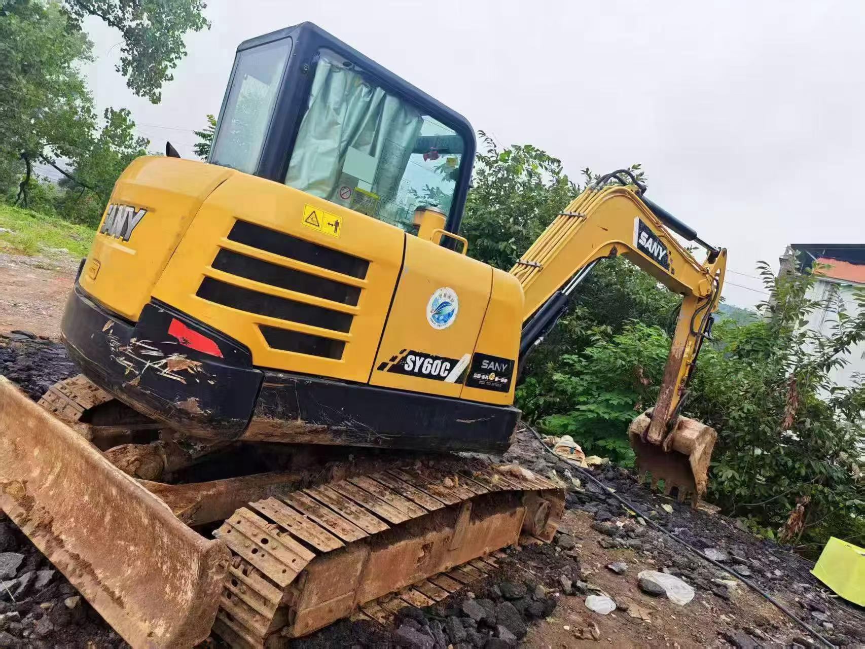 Buy Sany SY60 Used Excavator / 7
