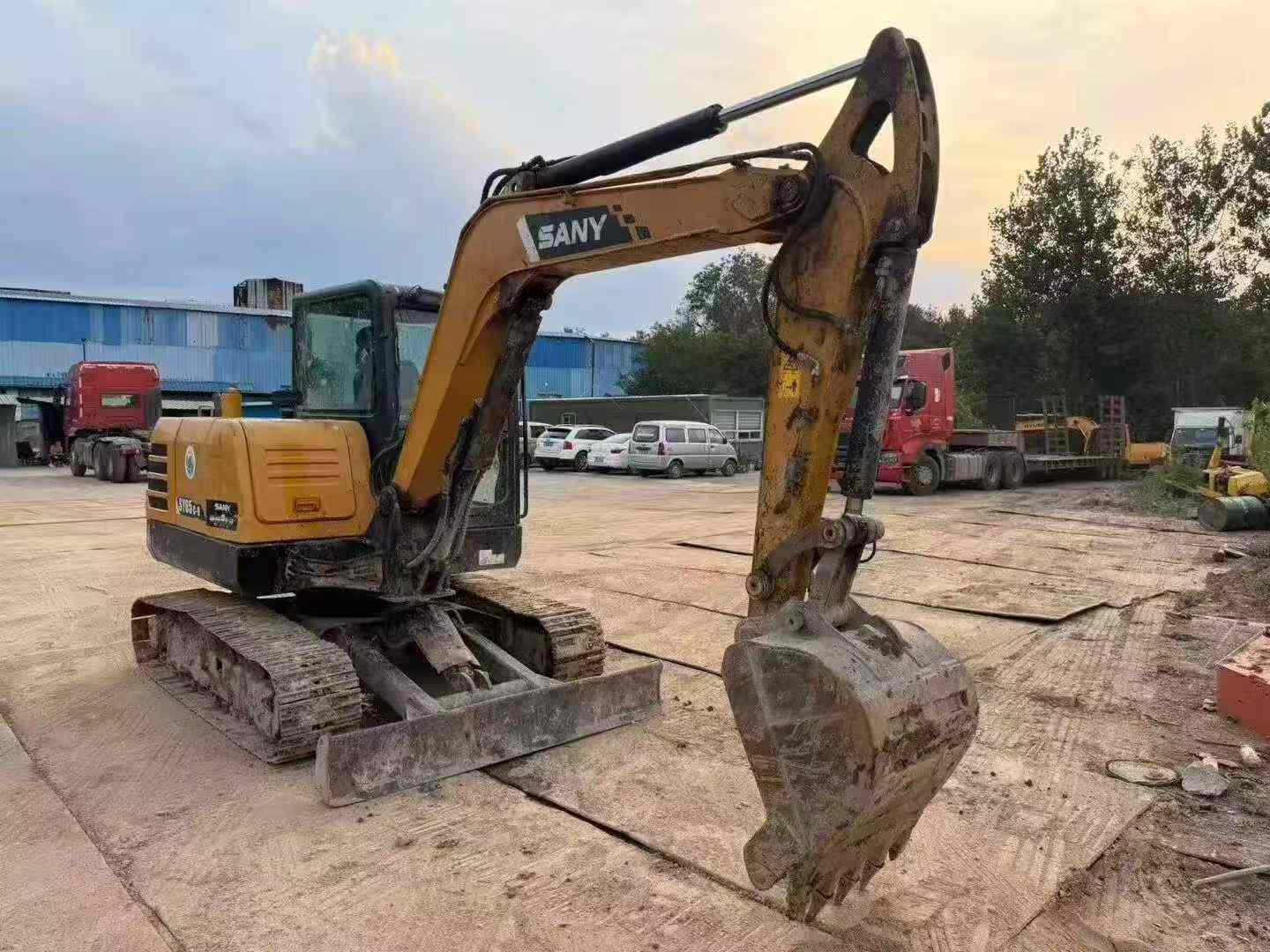 Buy Sany SY55 Used Excavator / 4