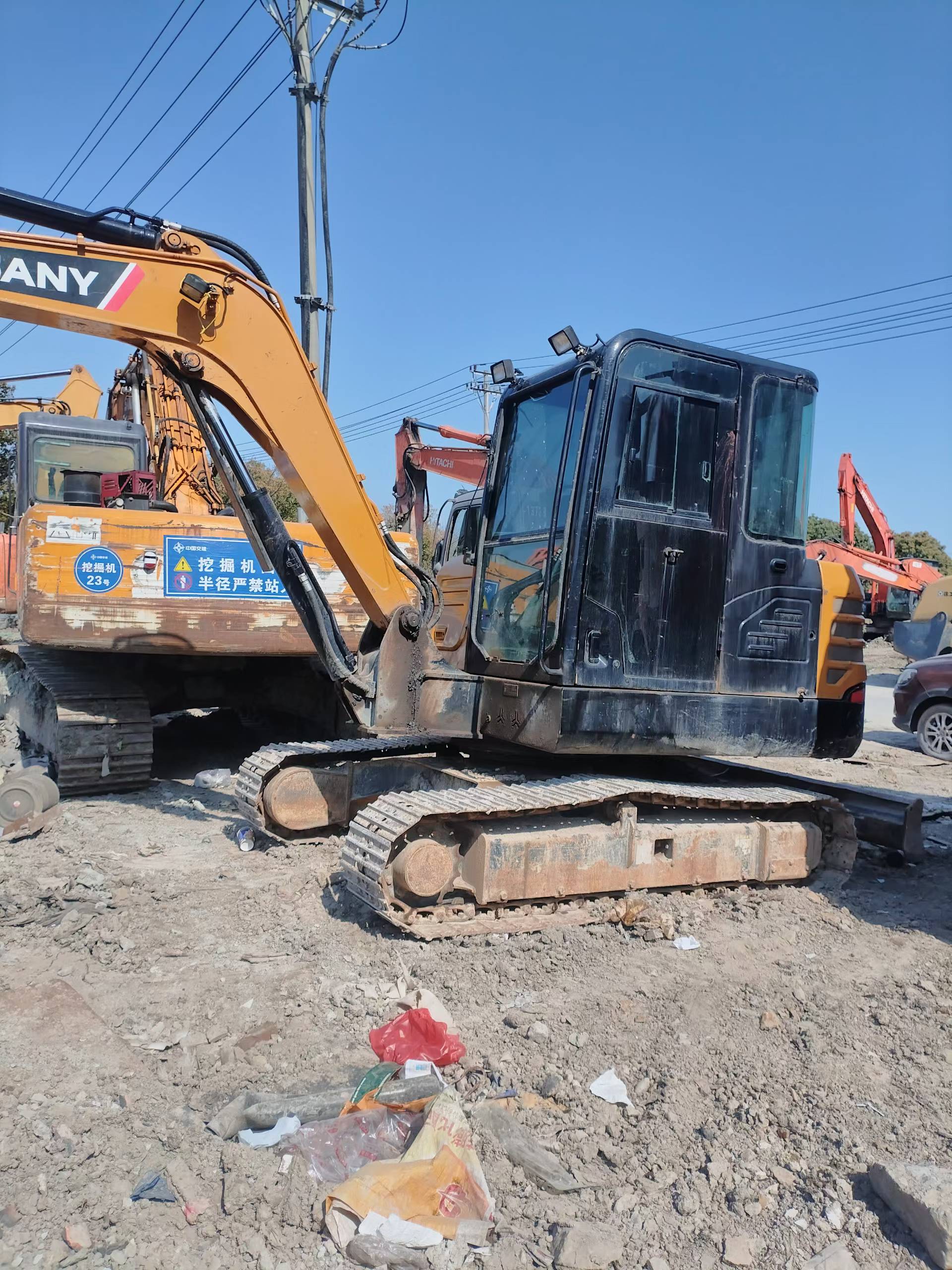 Buy Sany SY60 Used Excavator / 6