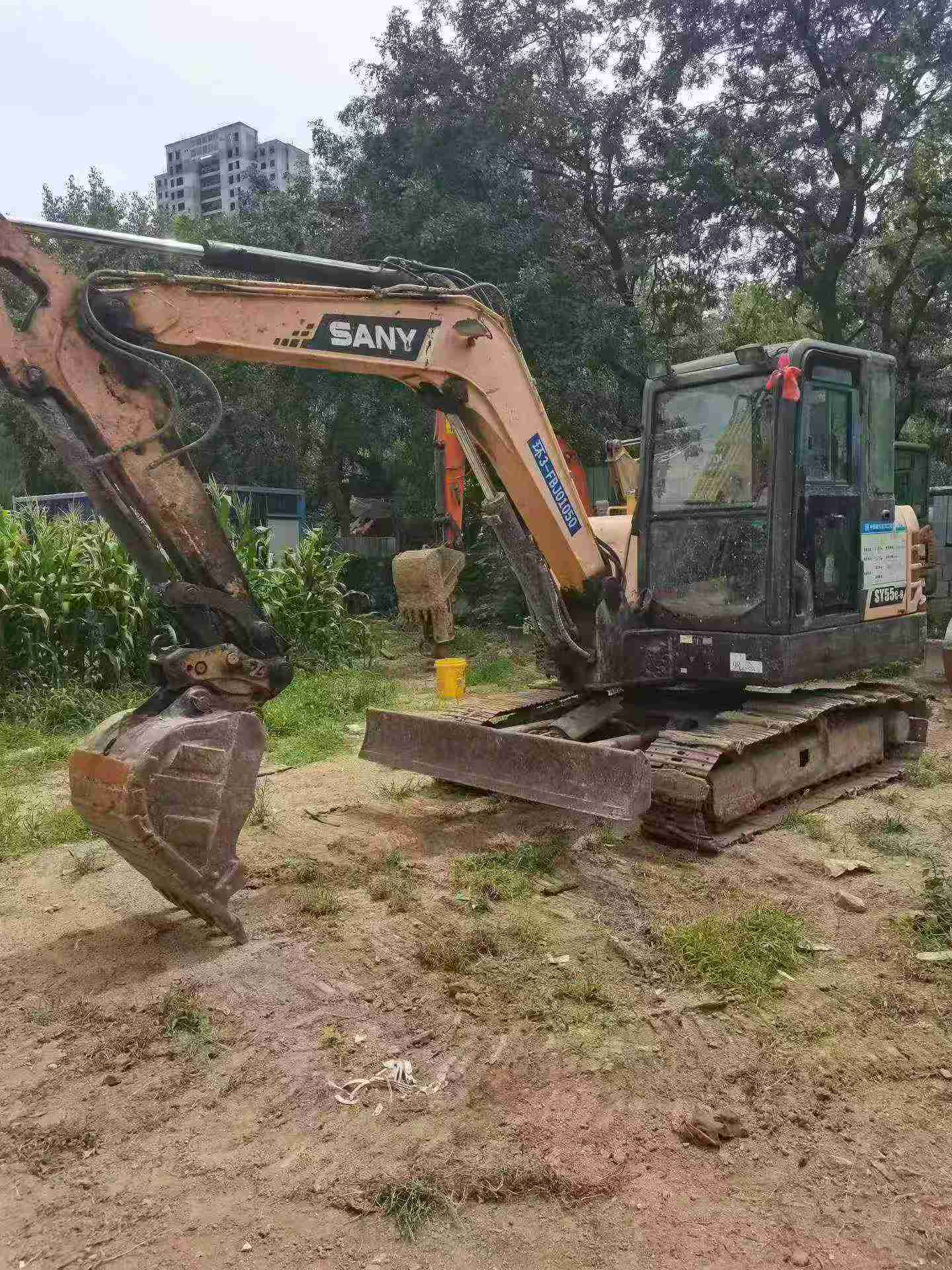 Buy Sany SY55 Used Excavator / 2