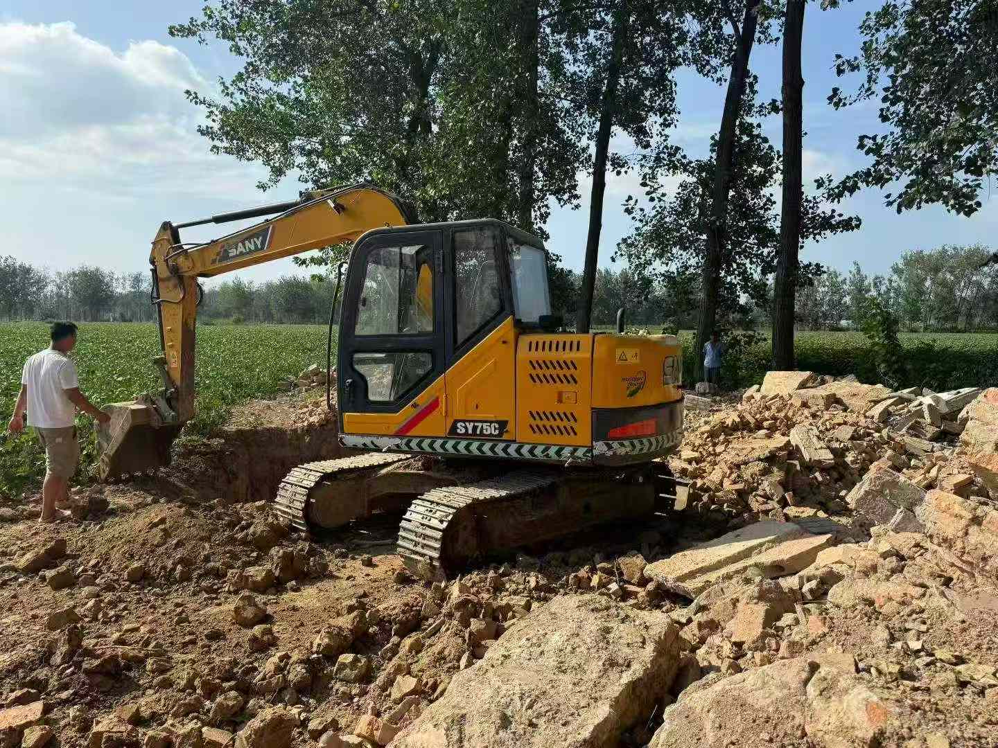 Buy Sany Used Excavator / 2