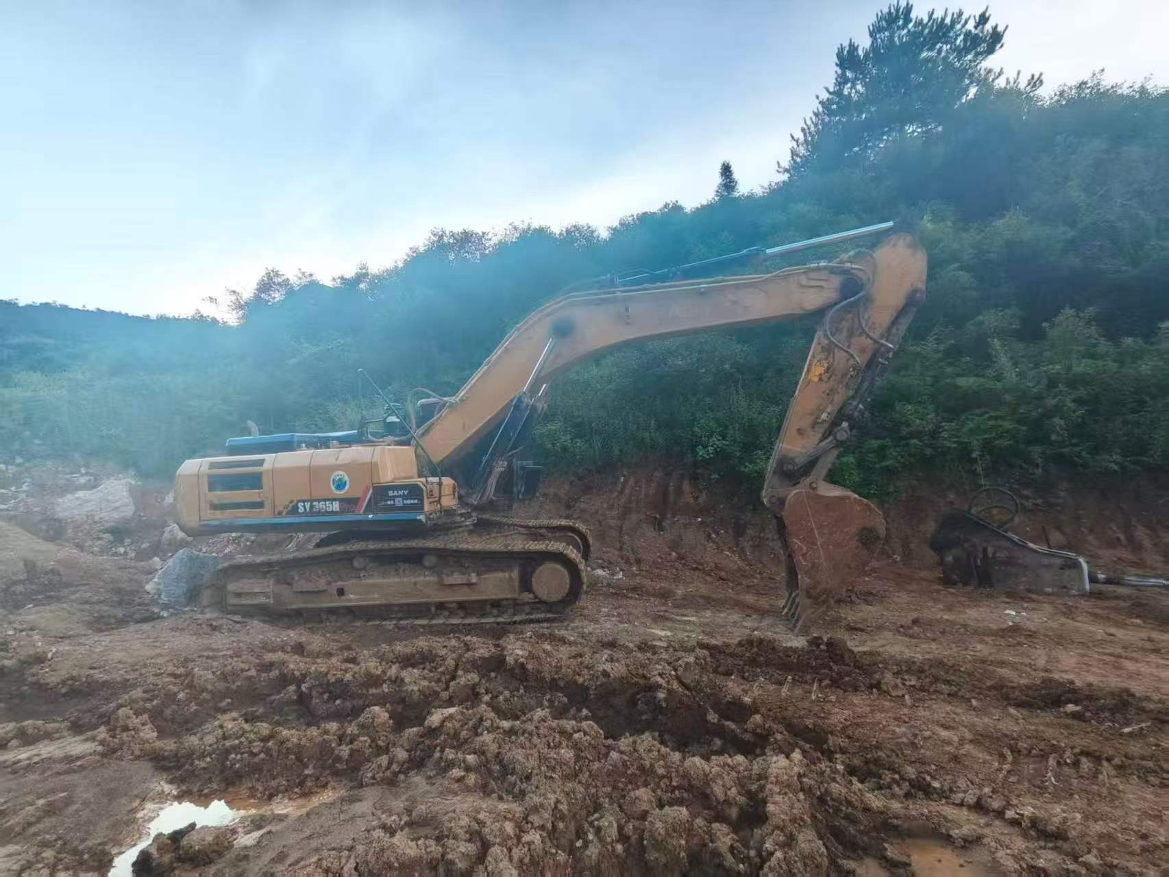 Buy Sany SY365C Used Excavator / 8