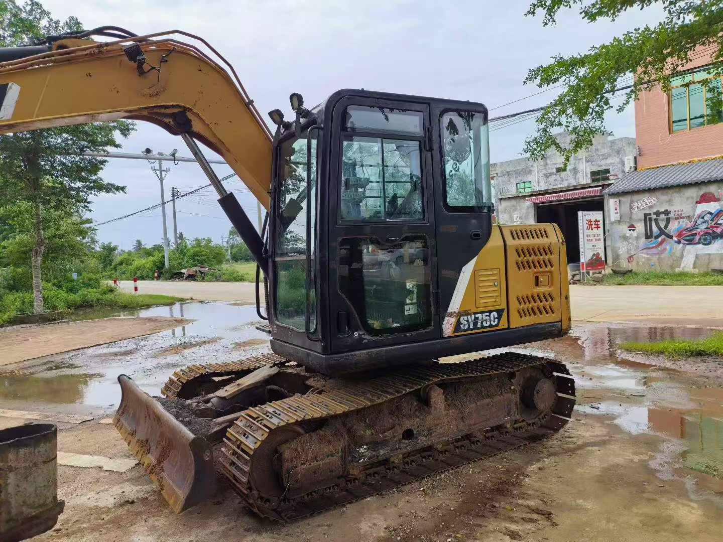 Buy Sany SY75 Used Excavator / 4