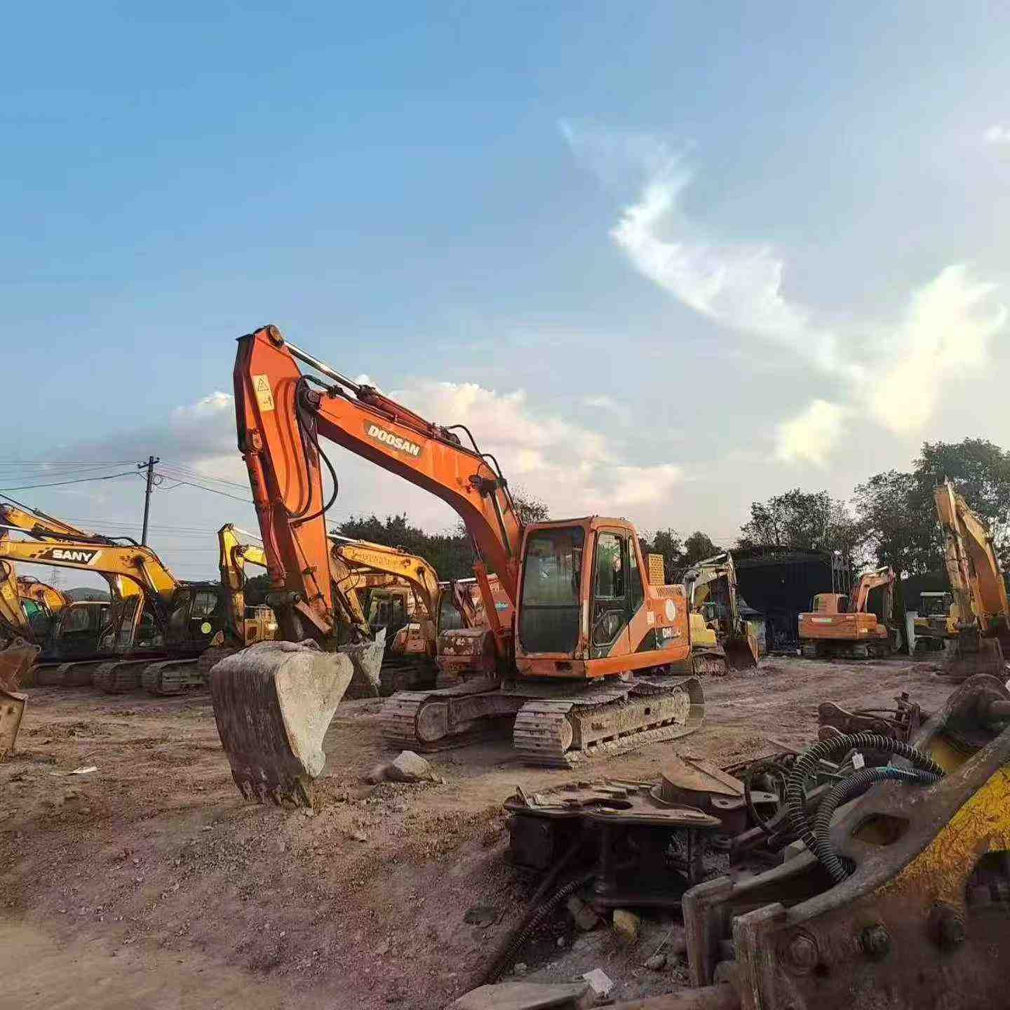 Buy Doosan DH150 Used Excavator / 6