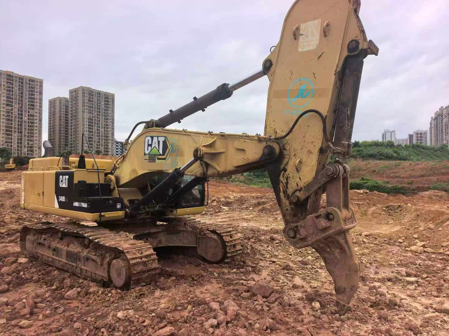 Buy Caterpillar 349E Used Excavator / 6
