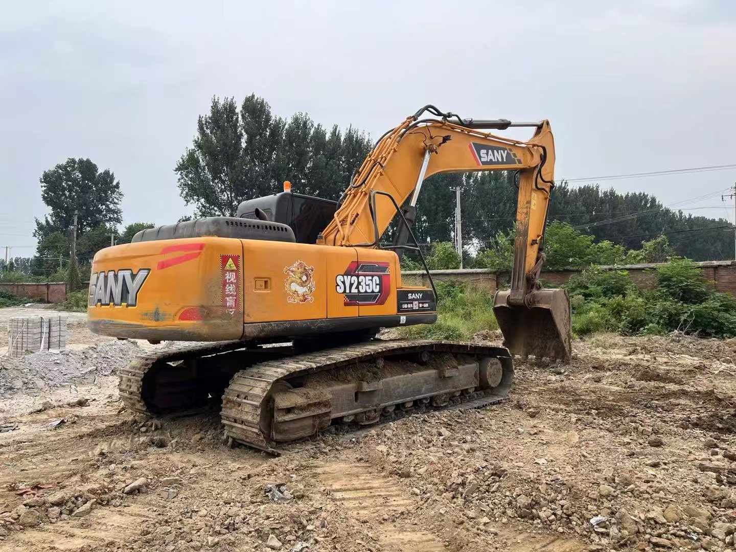 Buy Sany SY235C Used Excavator / 3