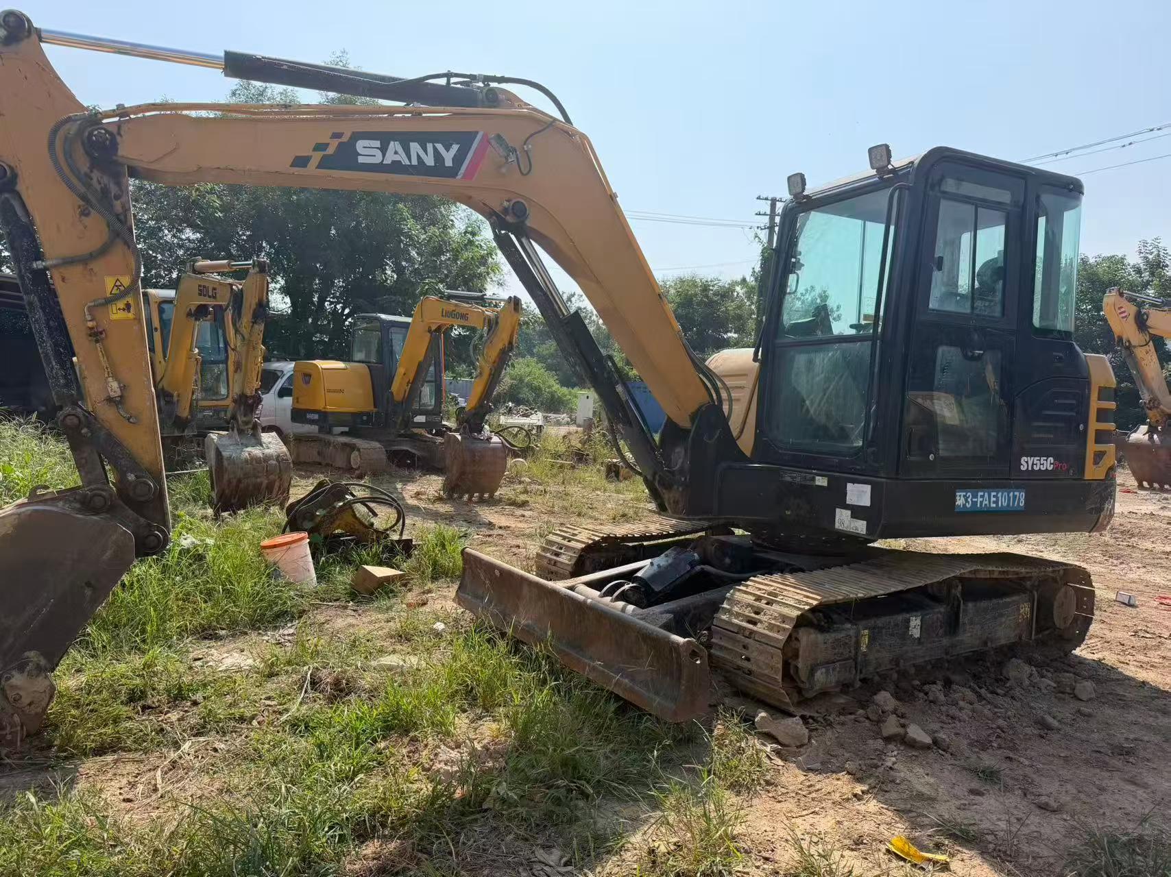 Buy Sany SY55 Used Excavator / 8