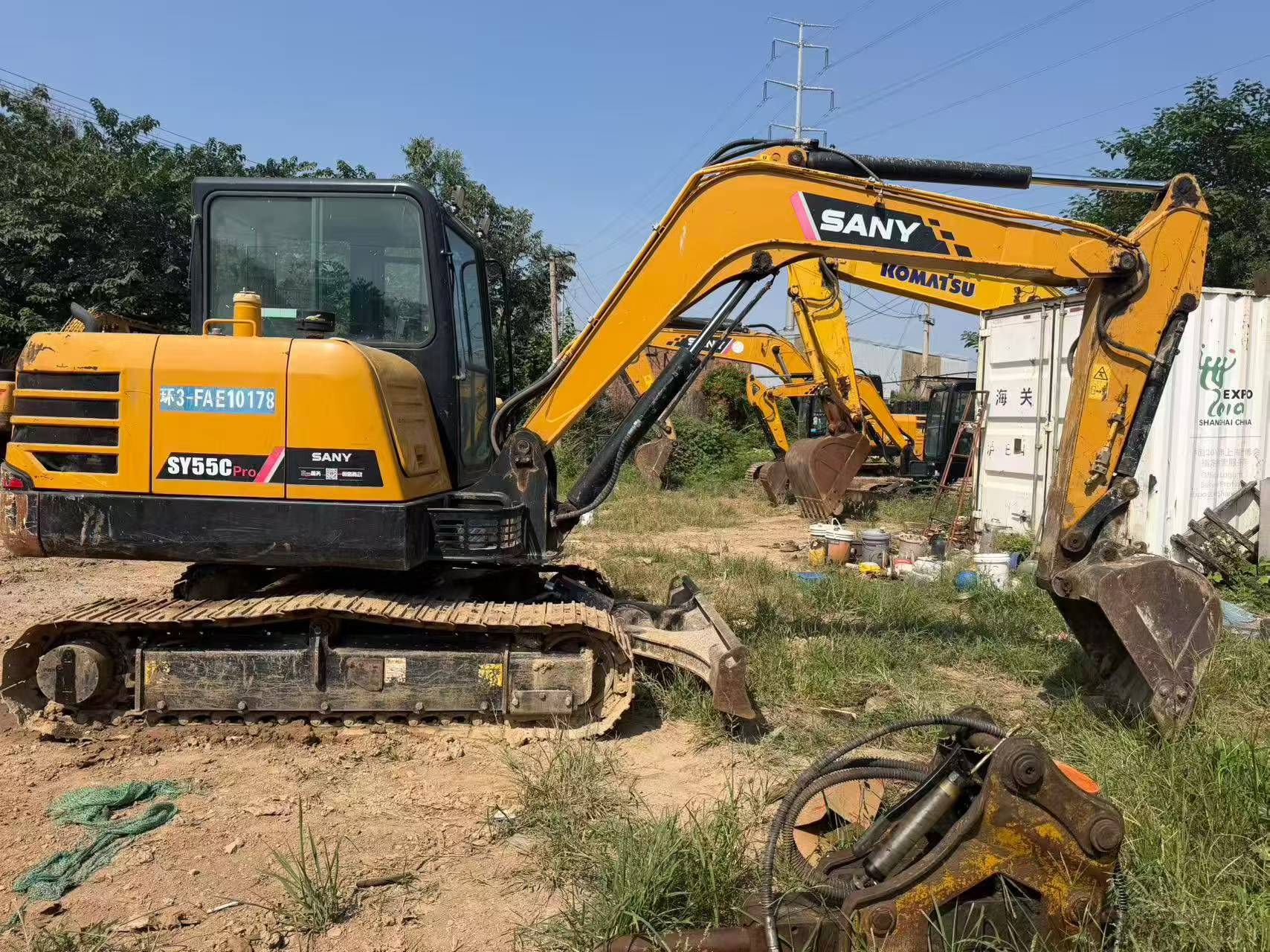 Buy Sany SY55 Used Excavator / 3