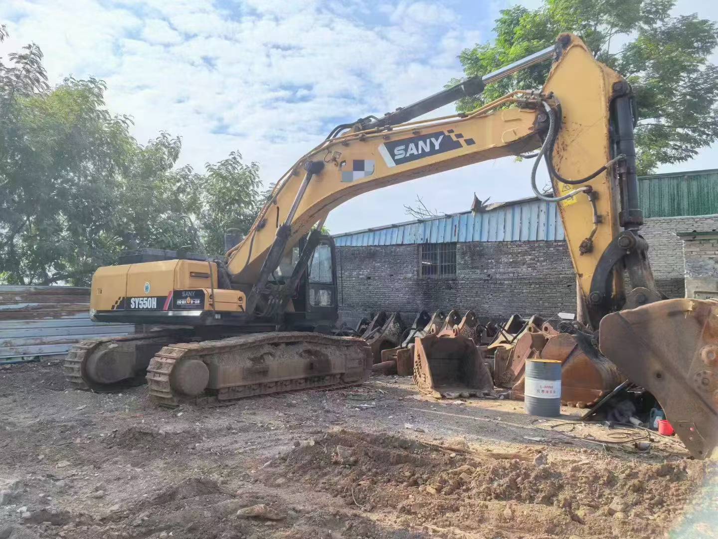 Buy Sany SY550H Used Excavator / 6
