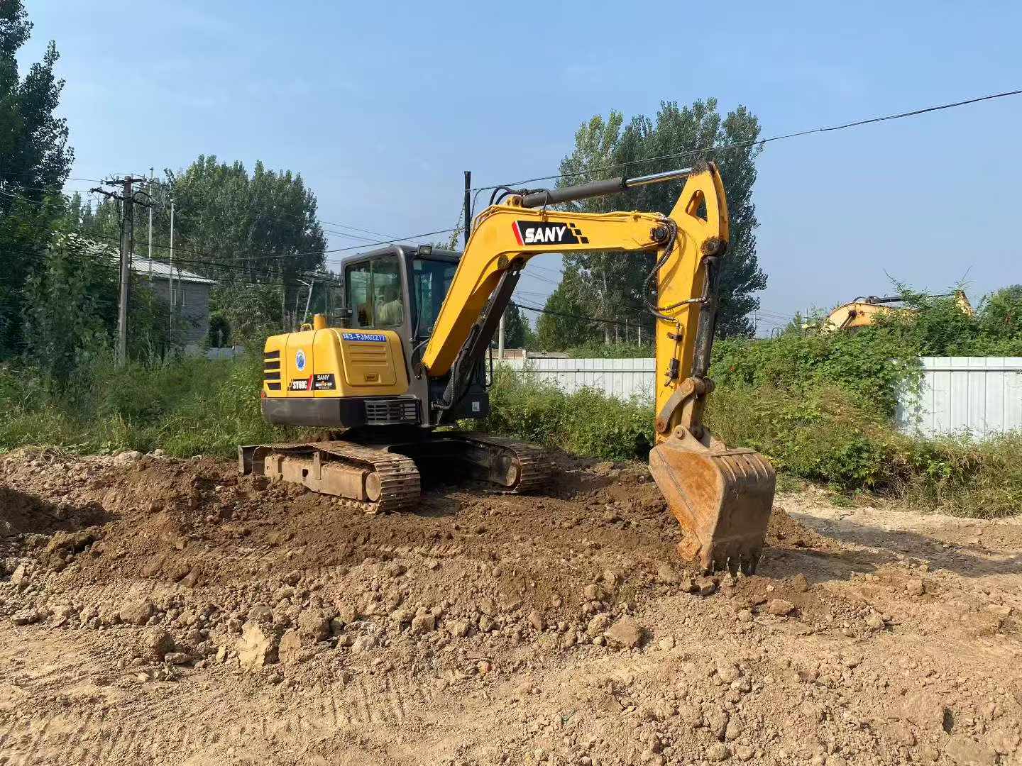 Buy Sany SY60C Used Excavator / 5