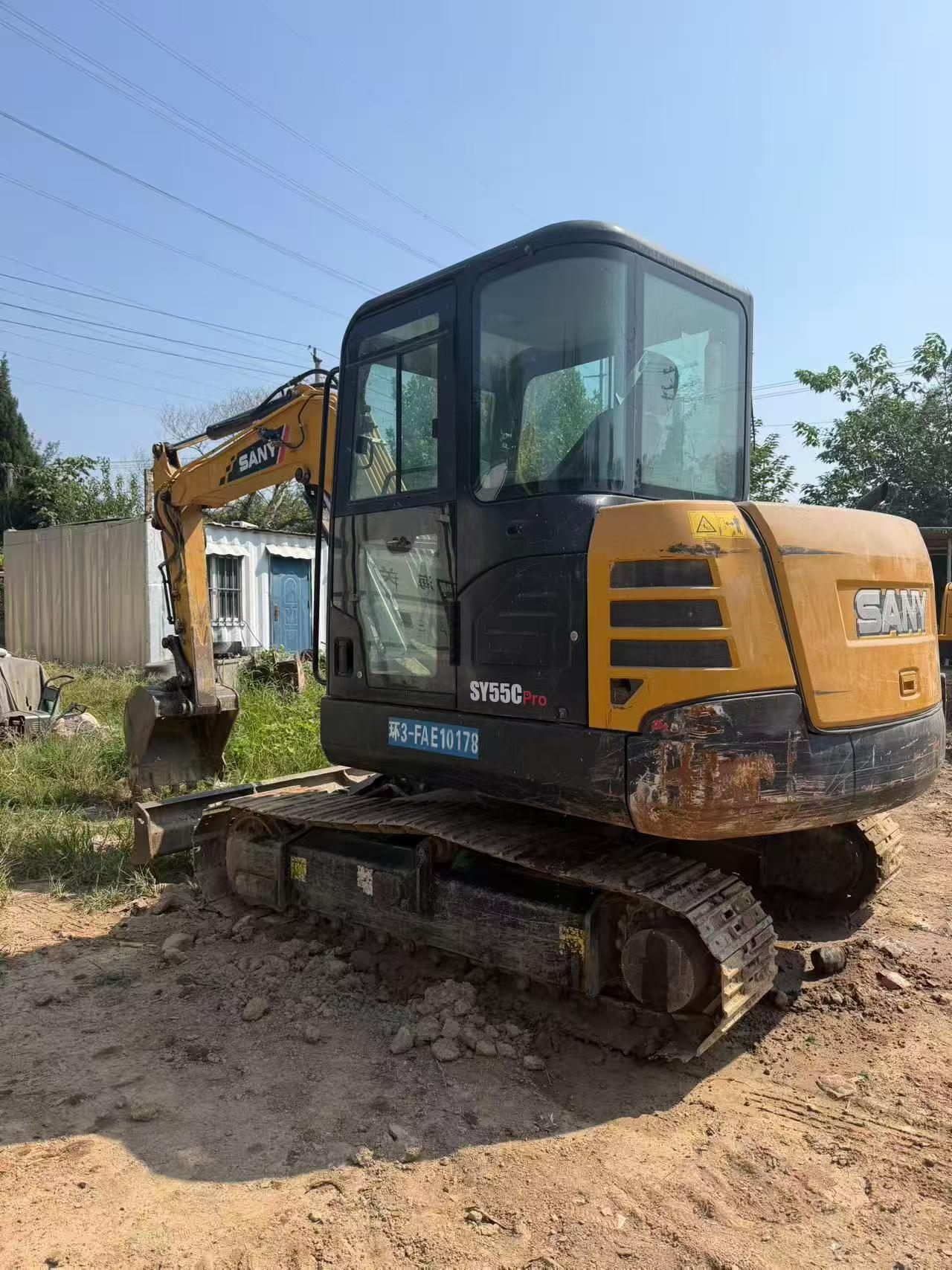 Buy Sany SY55 Used Excavator / 9
