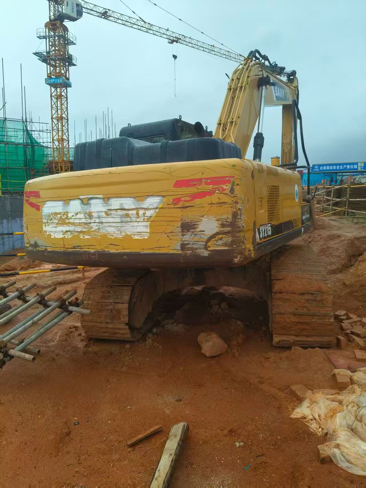 Buy Sany SY195C Used Excavator / 6