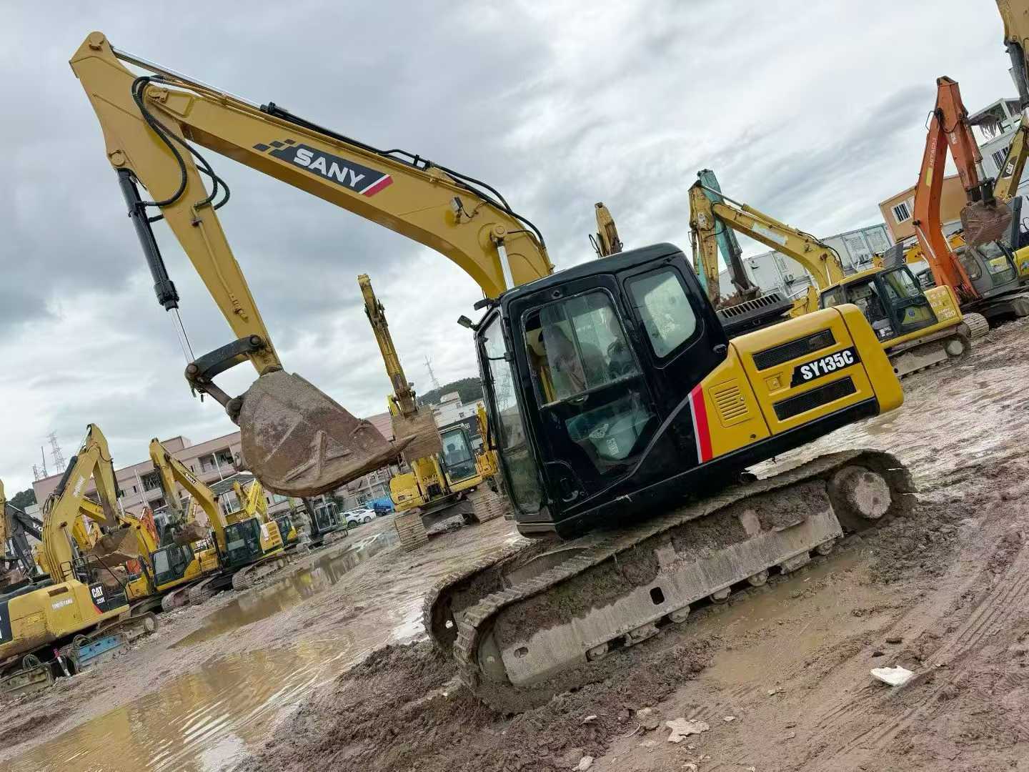 Buy Sany SY135 Used Excavator / 5