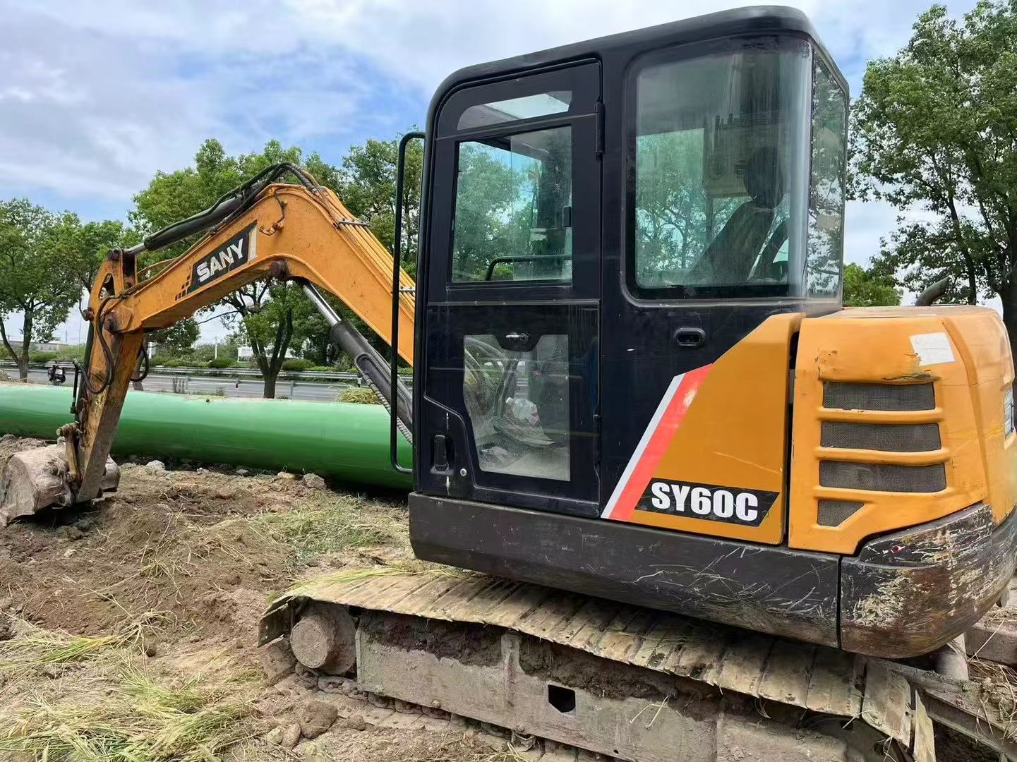 Buy Sany SY55 Used Excavator / 2