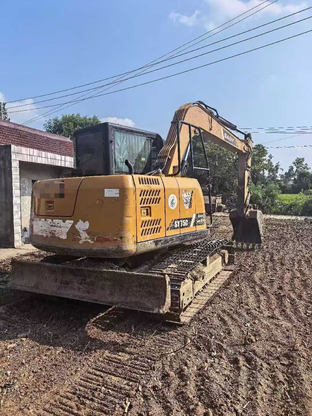 Buy Sany SY75 Used Excavator / 4