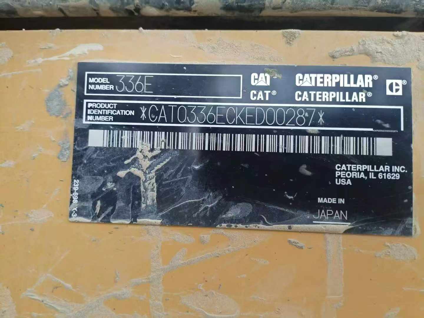Buy Caterpillar 336E Used Excavator / 2