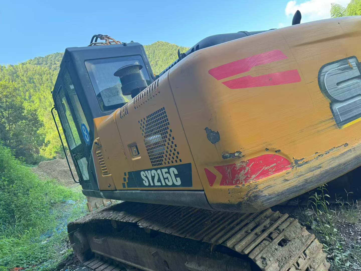 Buy Sany SY215C-8 Used Excavator / 6