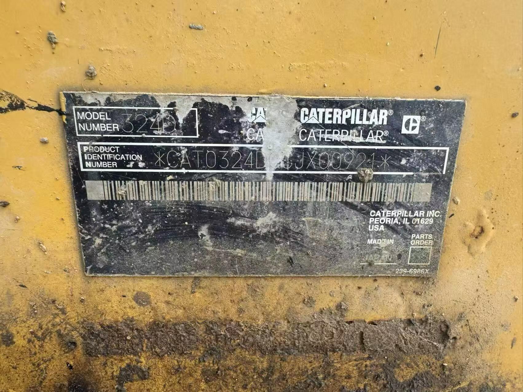 Buy Caterpillar 324D Used Excavator / 5