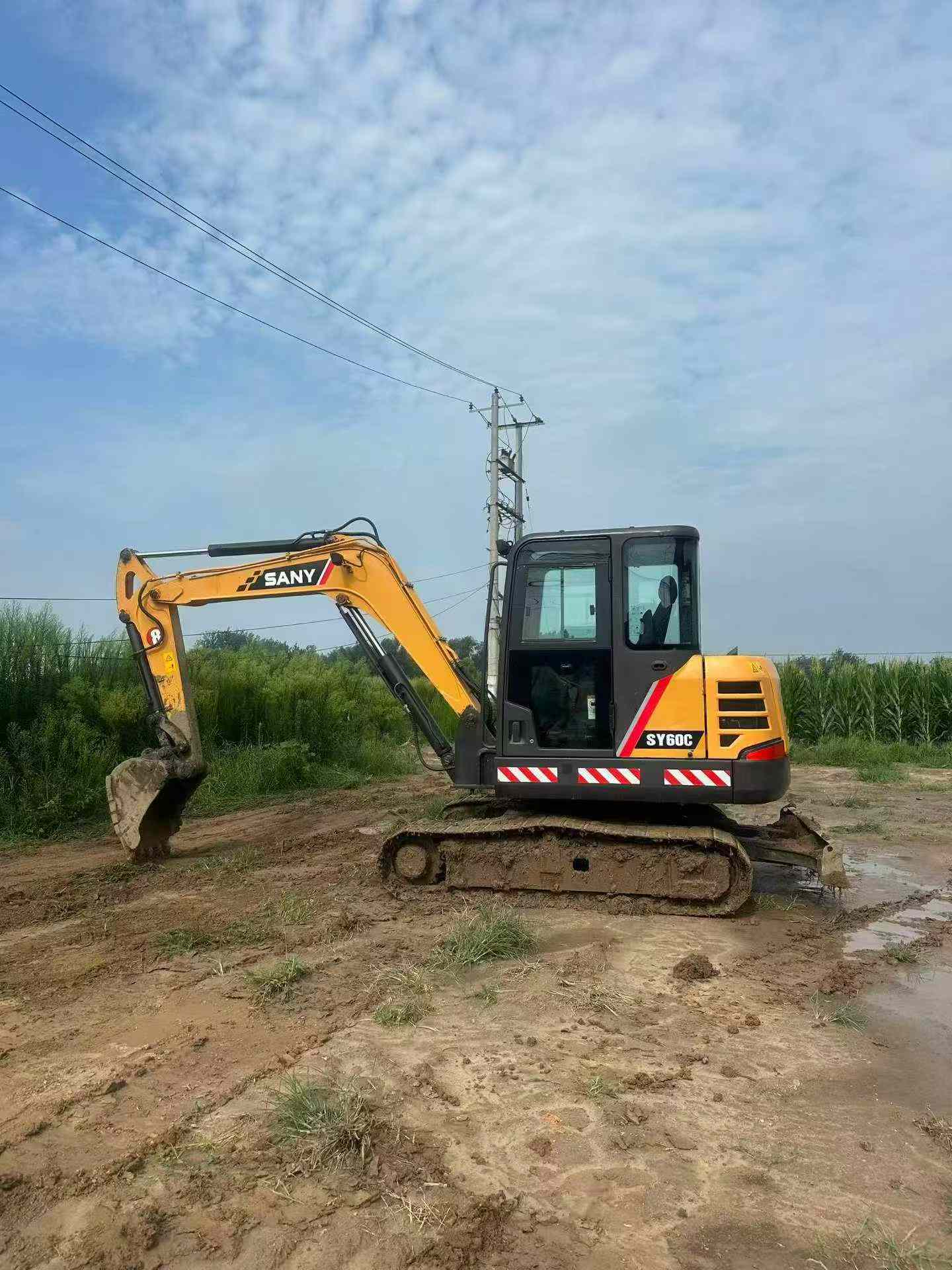 Buy Sany SY60 Used Excavator / 9
