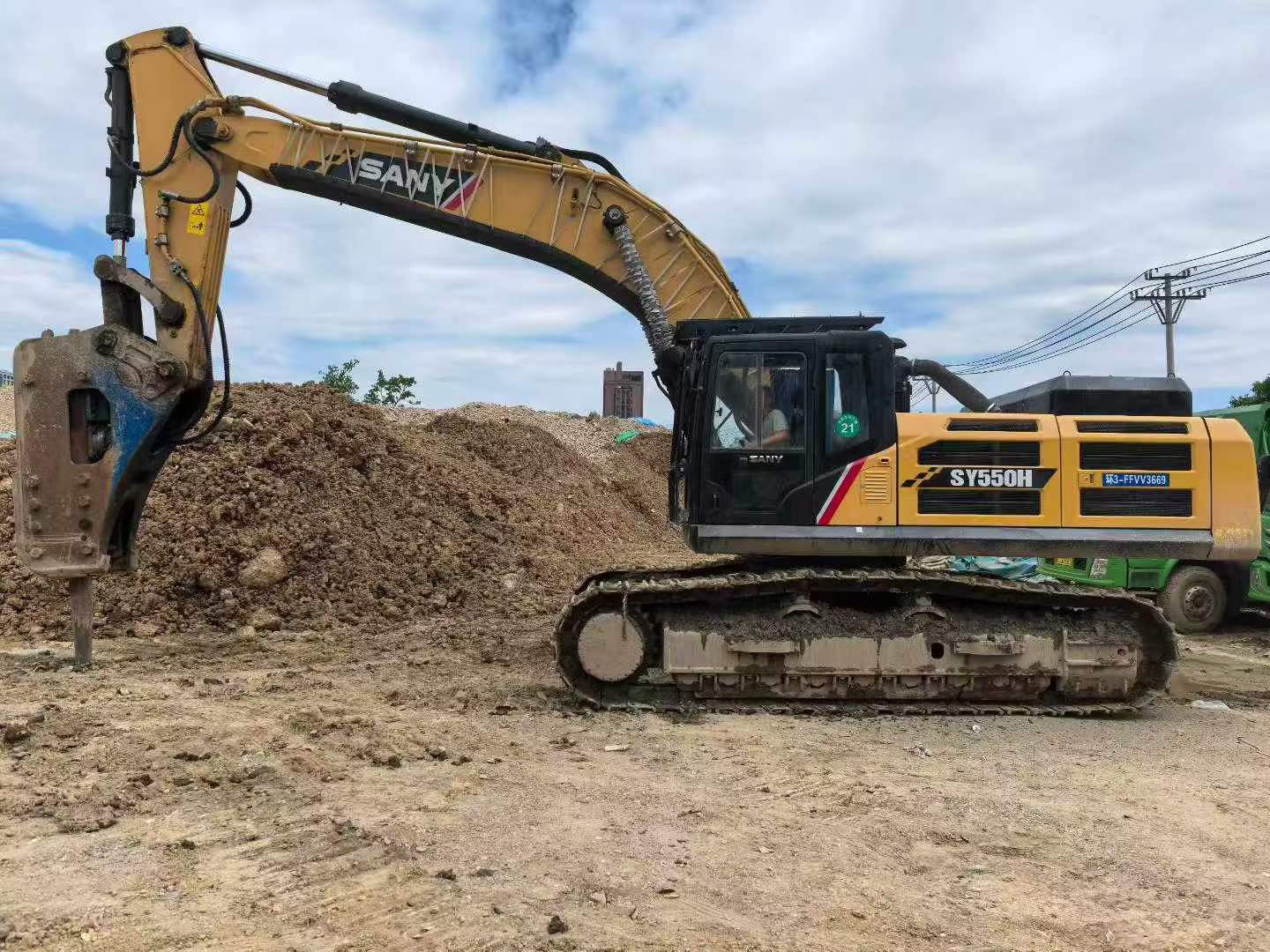 Buy Sany SY550H Used Excavator / 8