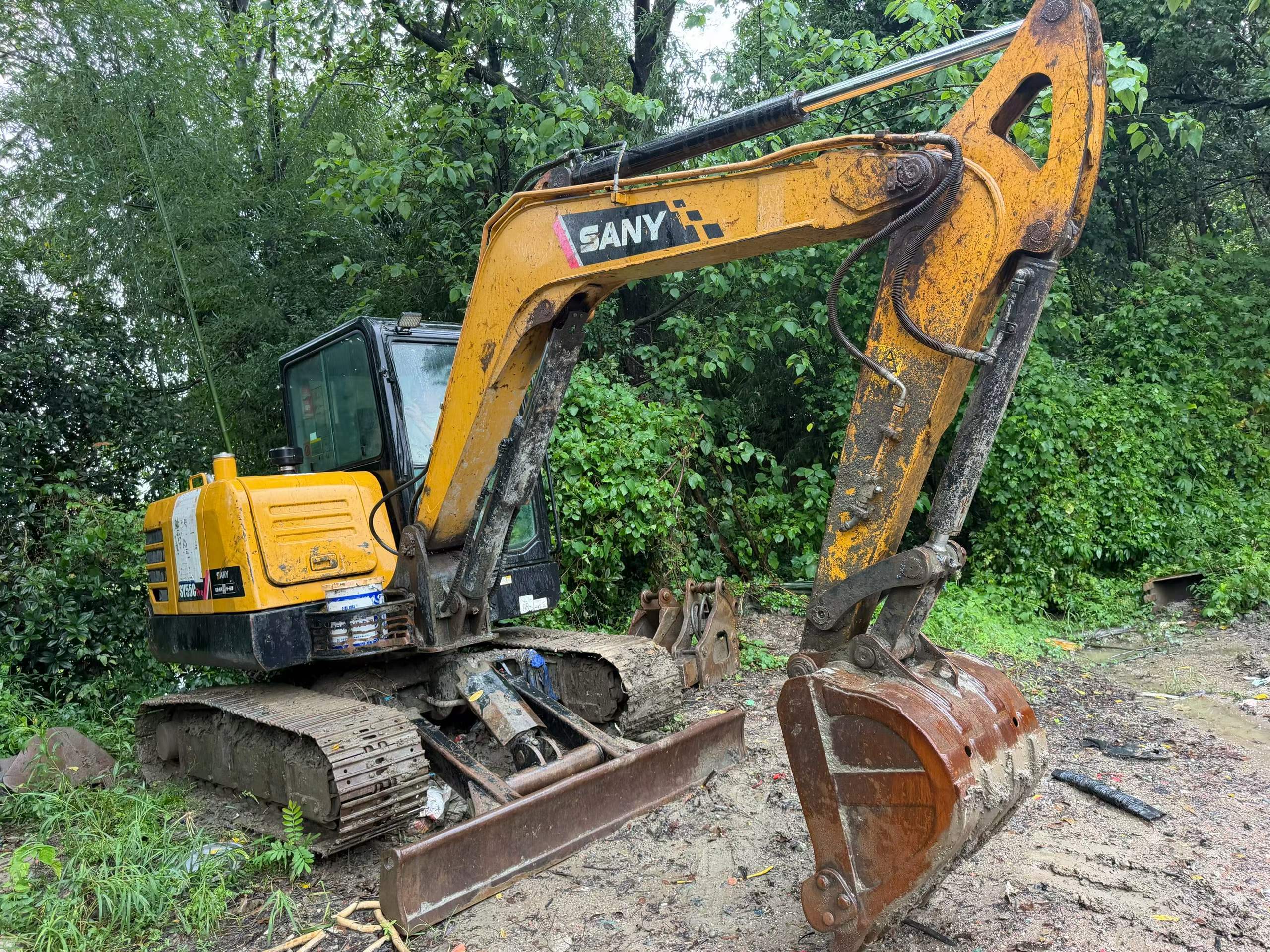 Buy Sany SY55 Used Excavator / 8