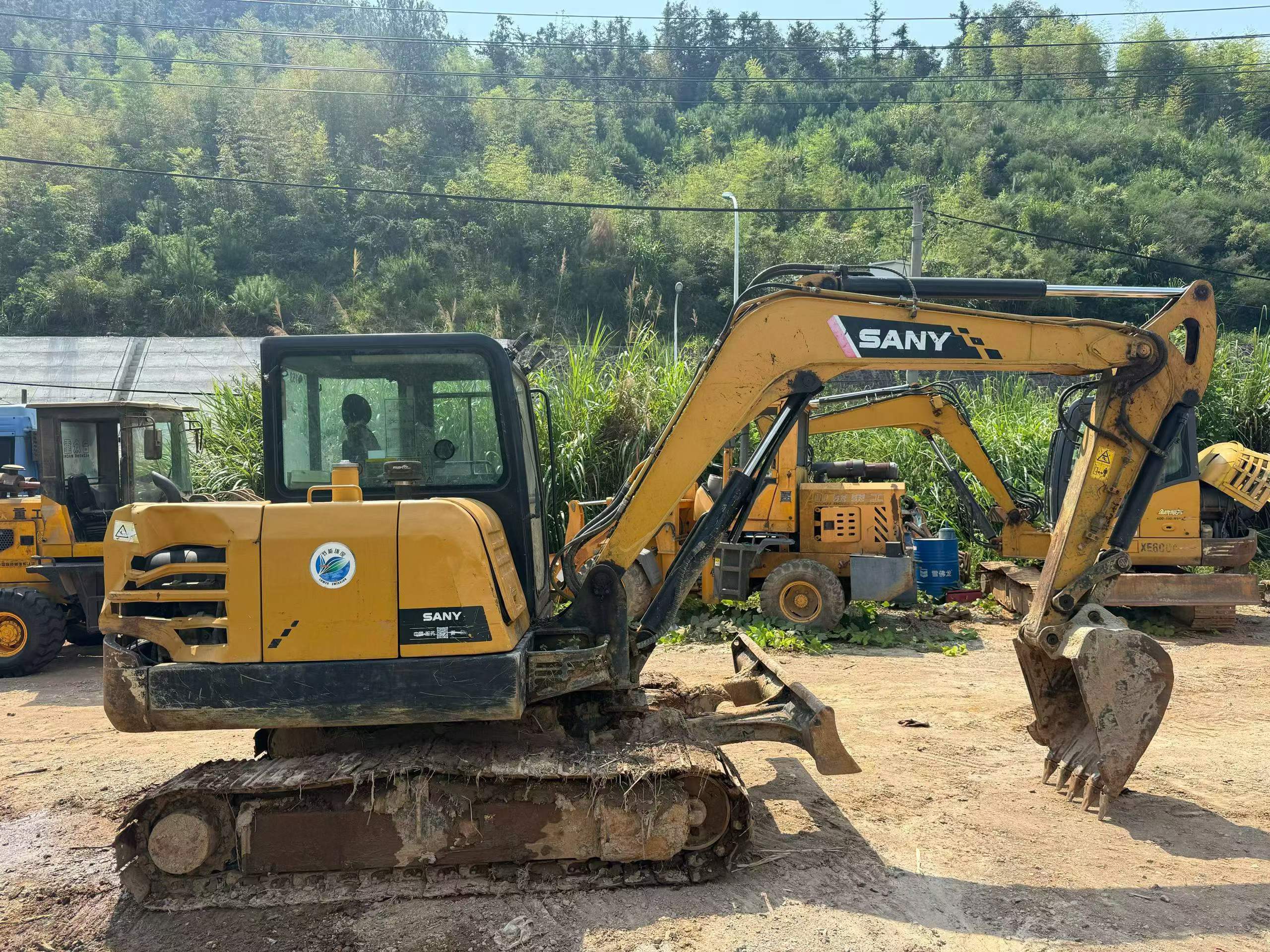 Buy Sany SY55 Used Excavator / 3