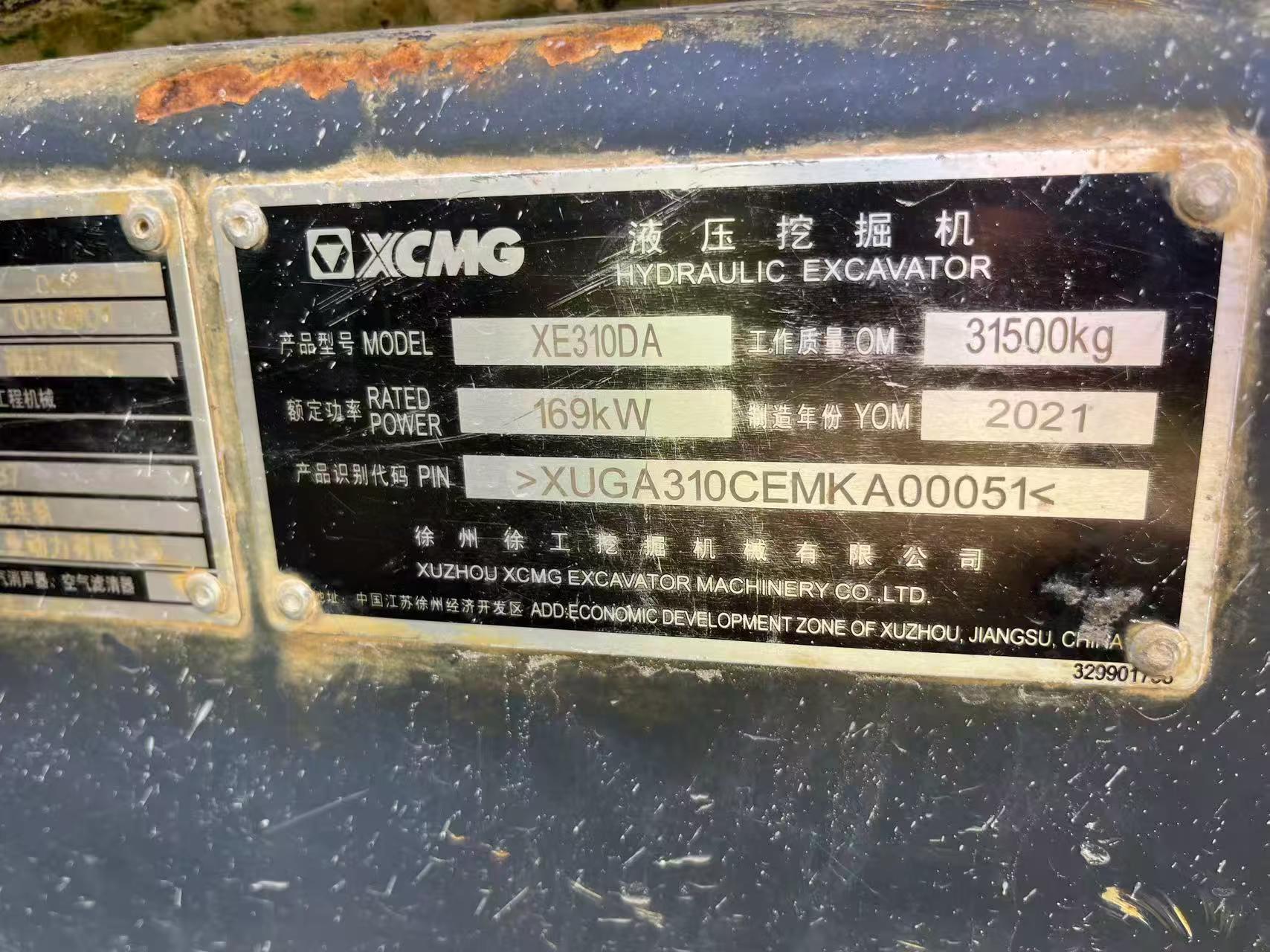 Buy XCMG XE310DA Used Excavator / 5