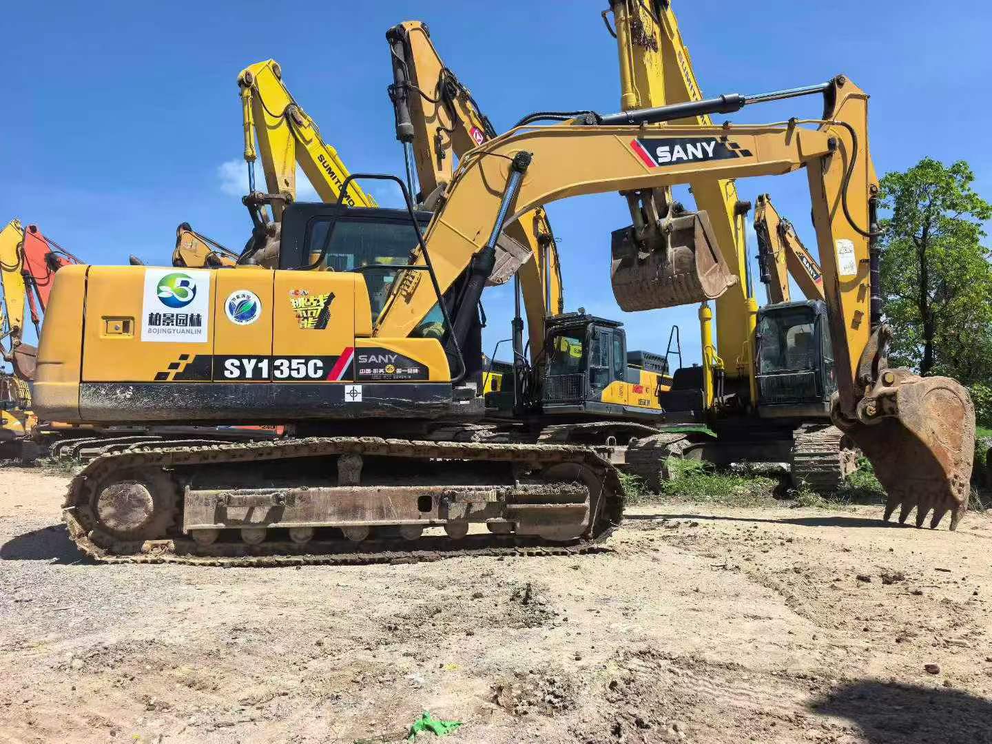 Buy Sany SY135 Used Excavator / 5