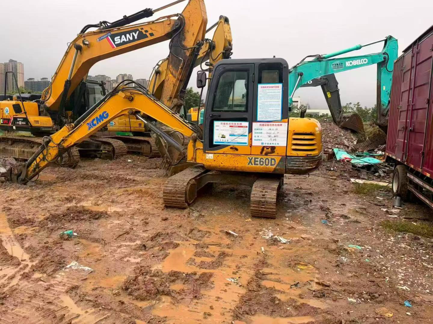 Buy XCMG XE55D Used Excavator / 3