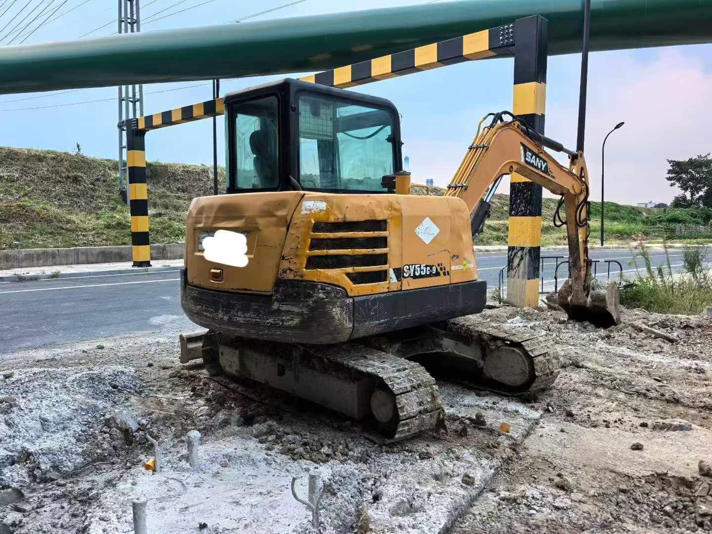 Buy Sany SY55 Used Excavator / 5