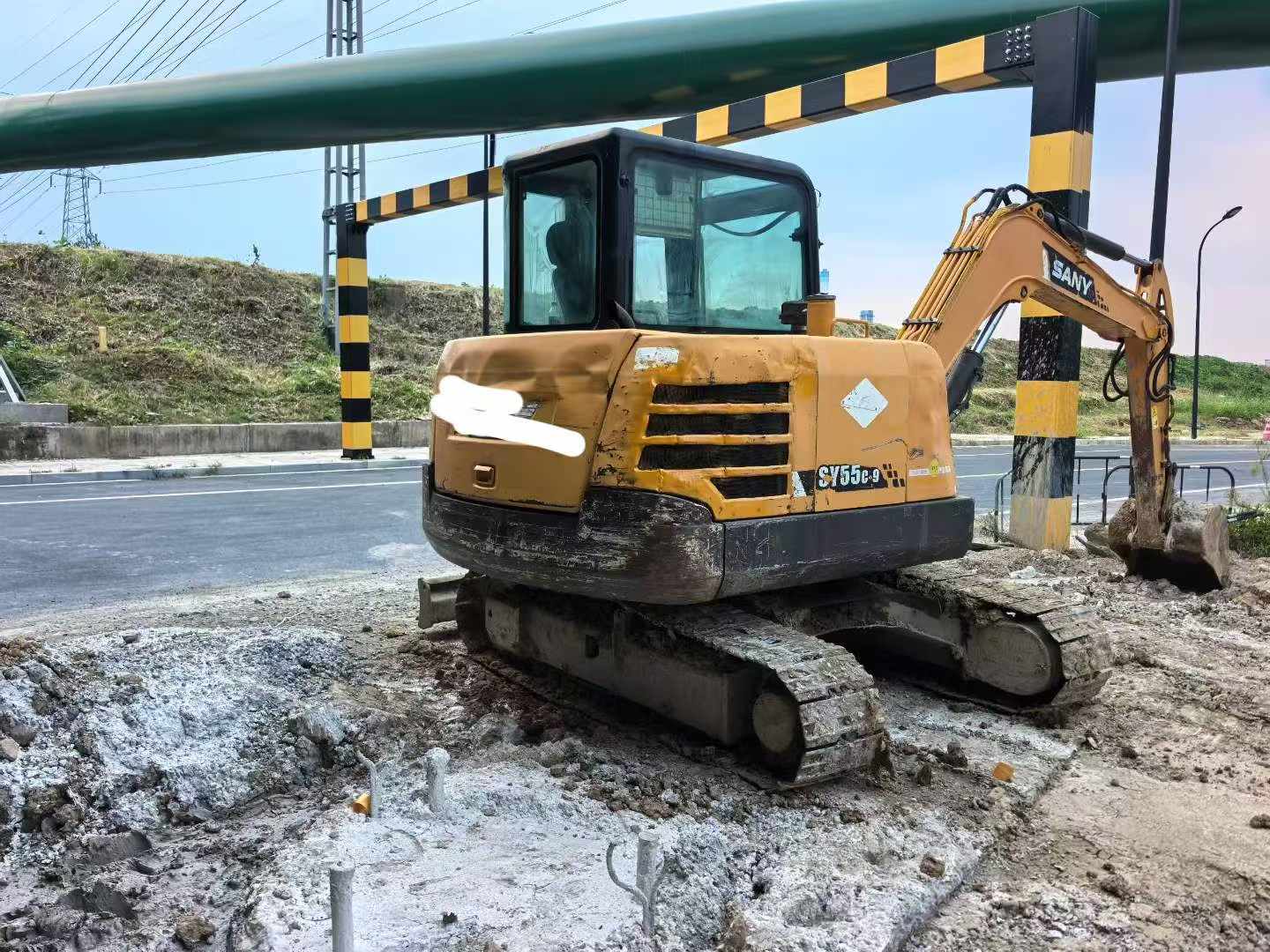 Buy Sany SY55 Used Excavator / 7